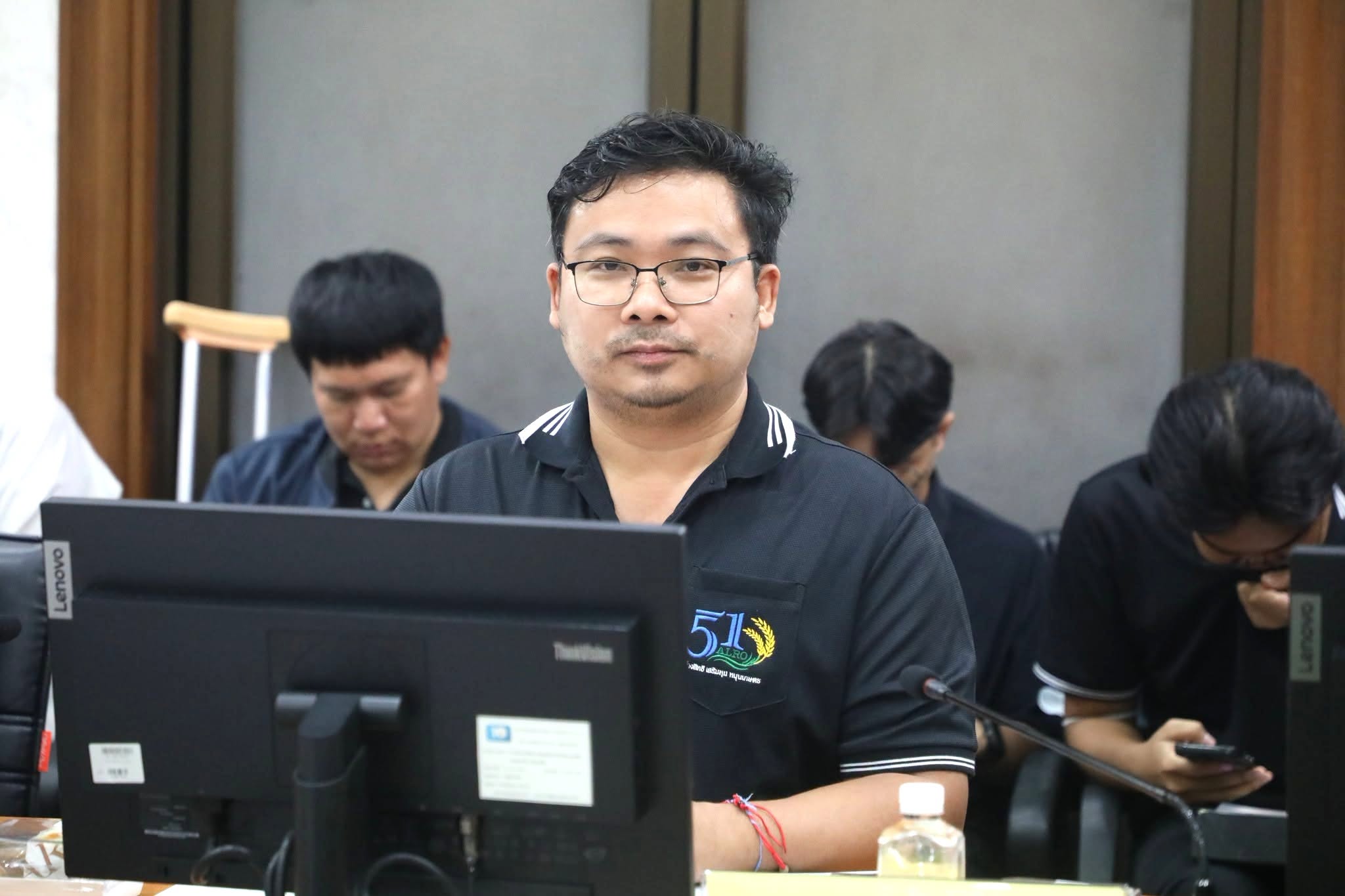 title - ศทส. จัดประชุมหารือการแลกเปลี่ยนข้อมูลเกษตรกร รูปแปลงที่ดิน และข้อมูลผู้เสียภาษี สิ่งปลูกสร้าง ระหว่าง สำนักงานการปฏิรูปที่ดินเพื่อเกษตรกรรม กับ กรมส่งเสริมการปกครองส่วนท้องถิ่น