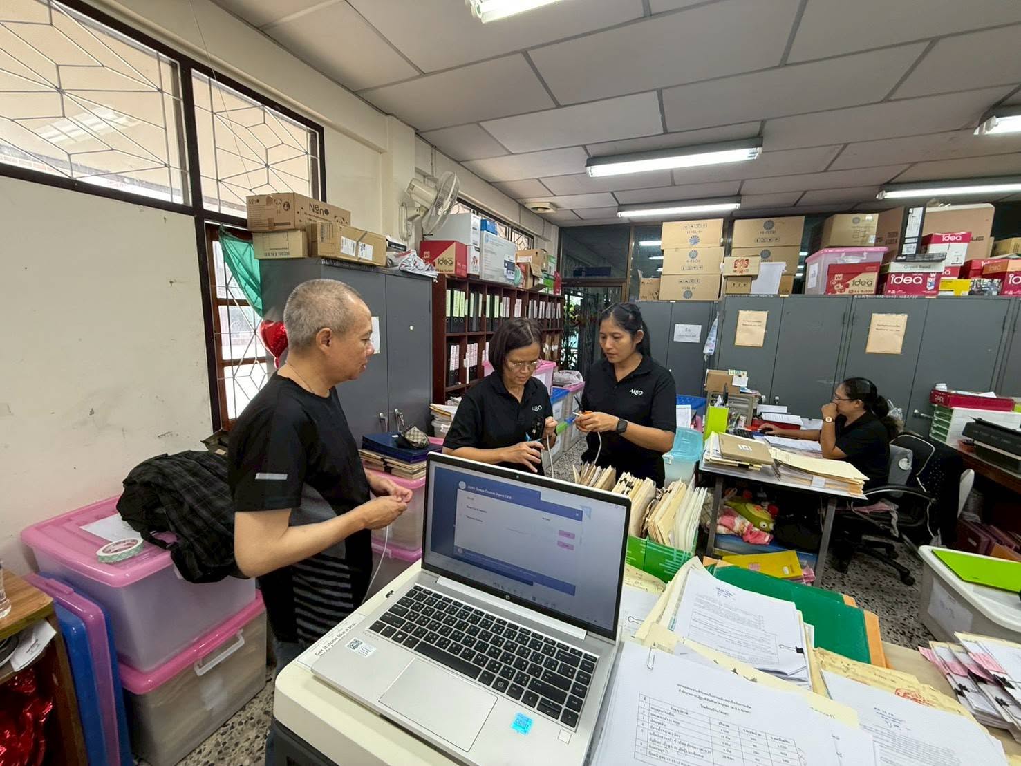 title - ศทส. ลงพื้นที่สำรวจ วิเคราะห์ เพื่อปรับปรุงระบบเครือข่าย ณ ส.ป.ก.เพชรบุรี และส.ป.ก.ชุมพร