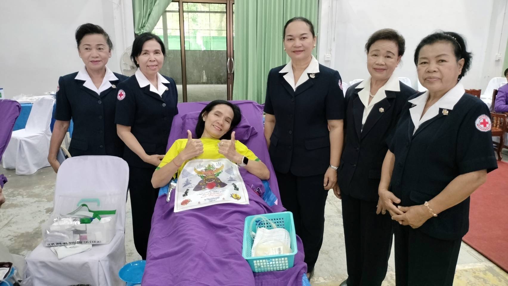 ส.ป.ก.อำนาจเจริญร่วมบริจาคโลหิตเพื่อถวายเป็นพระราชกุศล เนื่องในวันคล้ายวันพระราชสมภพ สมเด็จพระกนิษฐาธิราชเจ้า กรมสมเด็จพระเทพรัตนราชสุดาฯ สยามบรมราชกุมารี
