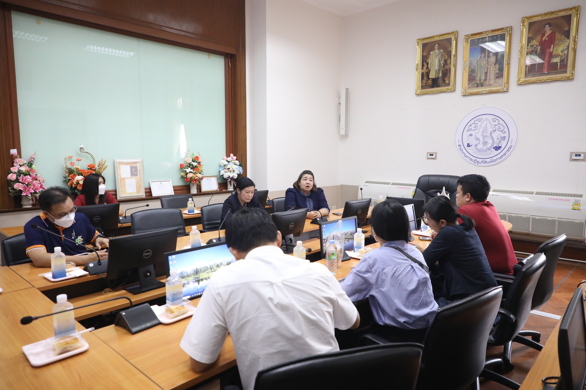 ประชุมหารือ การนำเทคโนโลยีมาปรับปรุงใช้ในการตรวจสอบและรับรองโฉนดต้นไม้และมาตรฐานสินค้าเกษตร