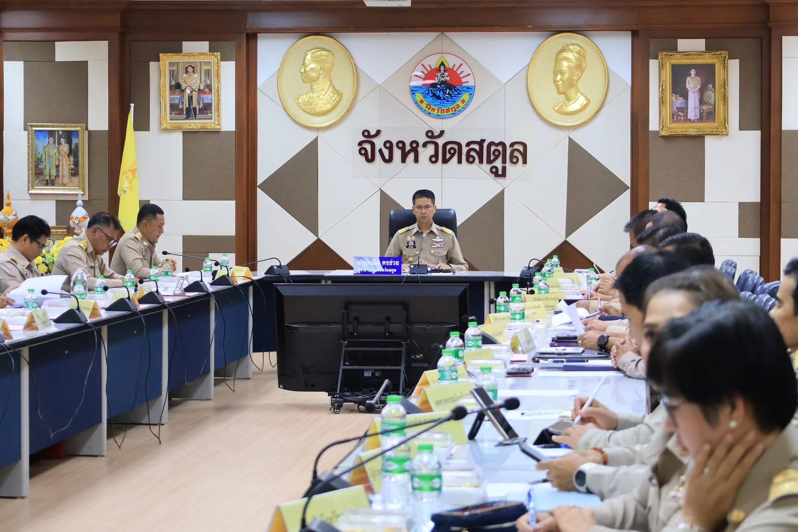 ปทจ.สตูล ร่วมประชุมคณะกรมการจังหวัดและหัวหน้าส่วนราชการ ประจำเดือนกุมภาพันธ์ 2569