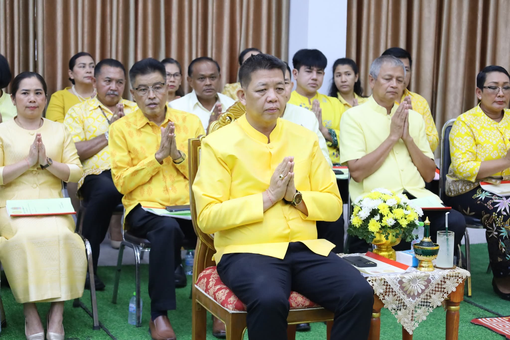 ส.ป.ก.กระบี่ เข้าร่วมพิธีเจริญพระพุทธมนต์ถวายพระพรชัยมงคลแด่พระบาทสมเด็จพระเจ้าอยู่หัว และพระบรมวงศานุวงศ์ ประจำปีพุทธศักราช 2568