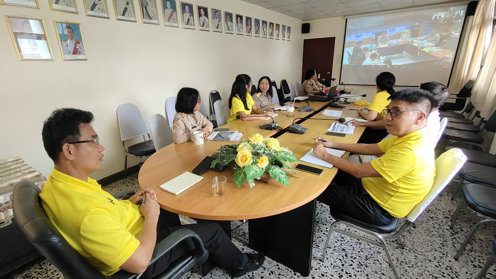 ปทจ.กระบี่ นำข้าราชการ เจ้าหน้าที่ ส.ป.ก.กระบี่ ร่วมประชุมทางไกลออนไลน์ (Web Conference) ครั้งที่ 2/2566