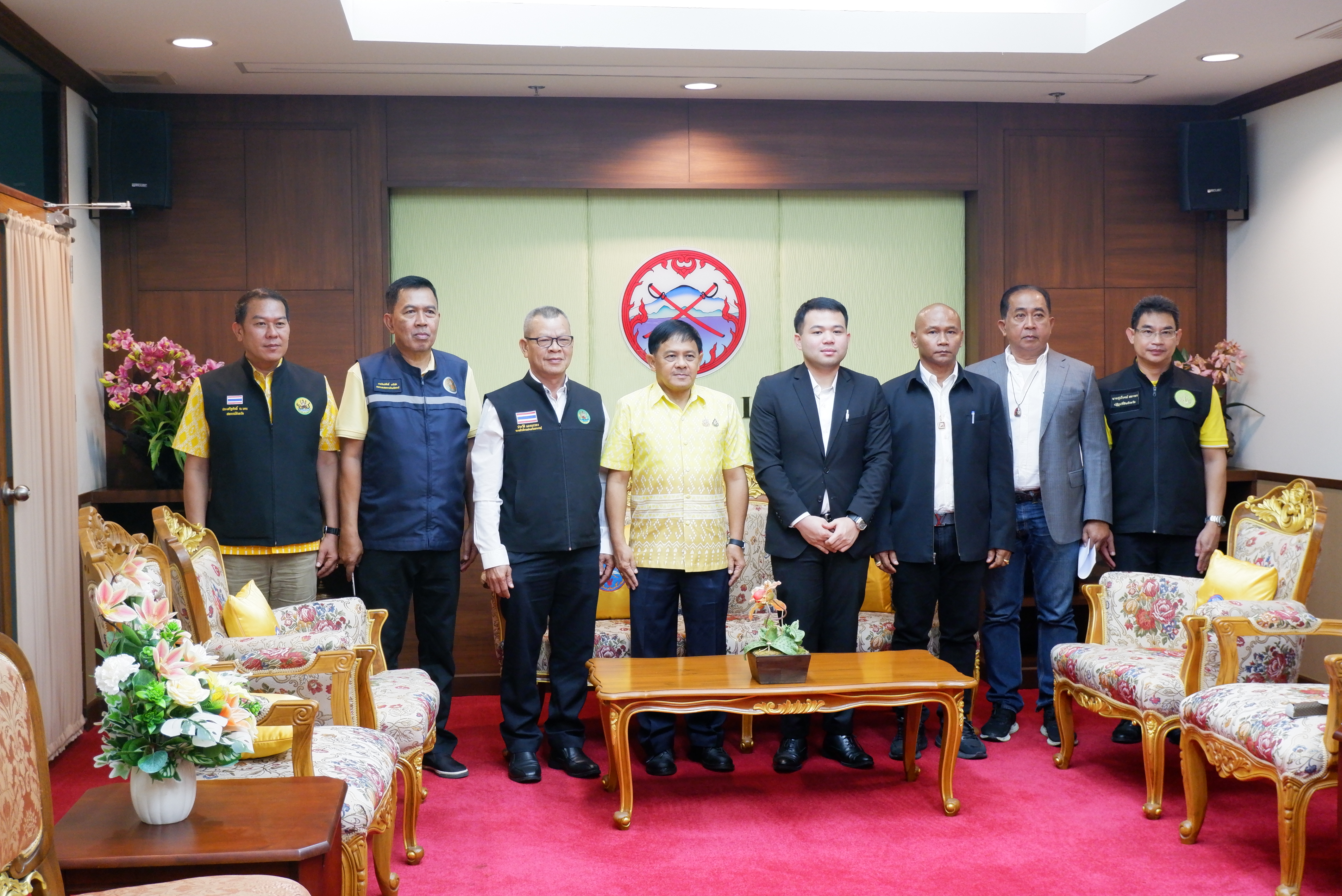 ส.ป.ก.กระบี่ ร่วมต้อนรับคณะที่ปรึกษารัฐมนตรีว่าการกระทรวงเกษตรและสหกรณ์ ในโอกาสลงพื้นที่ปฏิบัติงานตามนโยบาย กษ. ณ จังหวัดกระบี่
