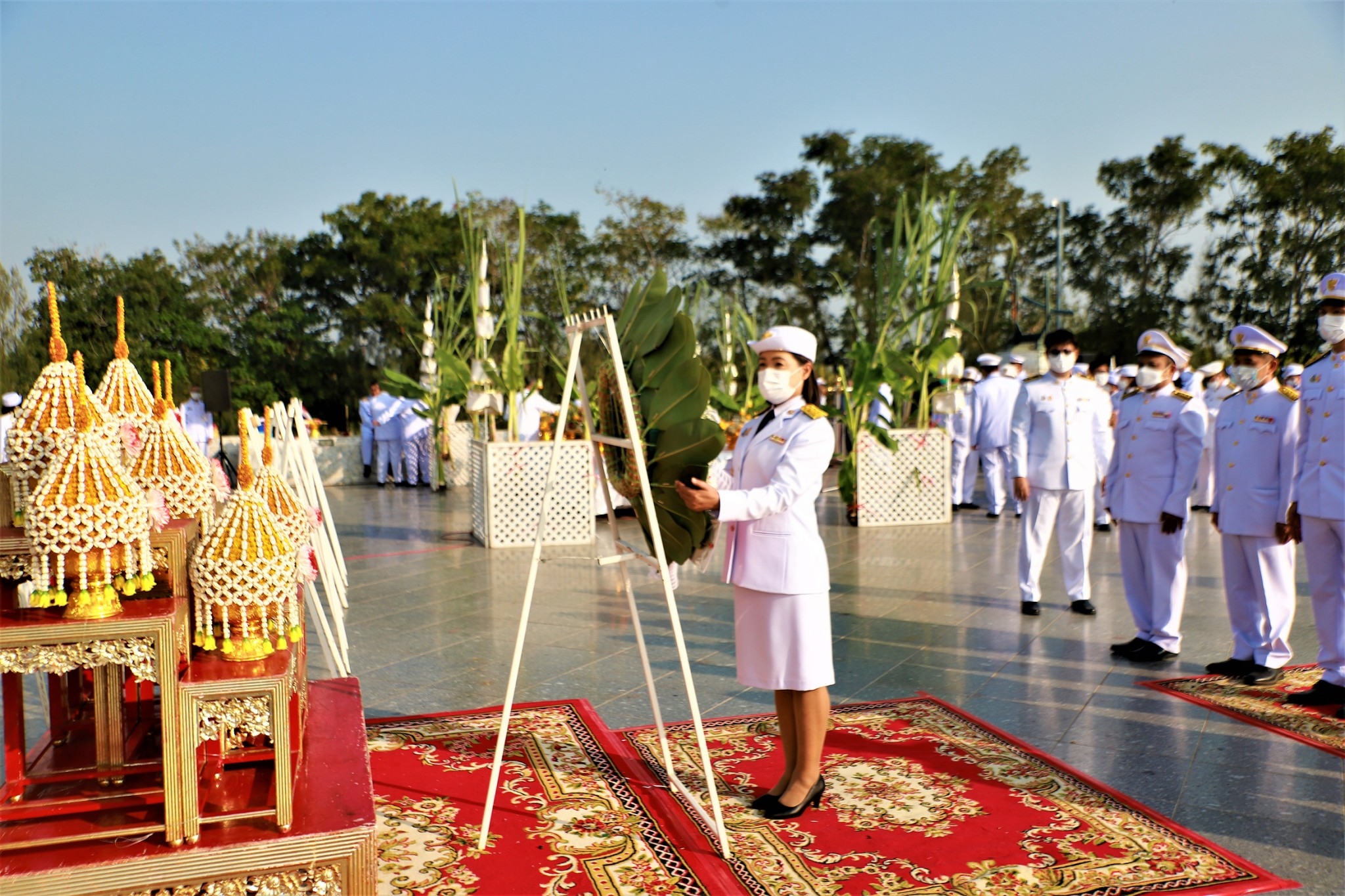 ปฏิรูปที่ดินจังหวัดพระนครศรีอยุธยา ร่วมพิธีถวายราชสักการะและถวายราชสดุดี เนื่องในวันคล้ายวันสวรรคตของสมเด็จพระนเรศวรมหาราช 