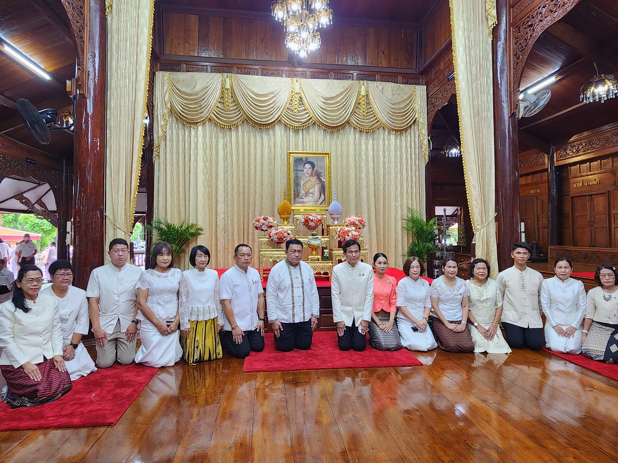 นางสาวพจนันท์ กองมาก ปฏิรูปที่ดินจังหวัดพระนครศรีอยุธยา ร่วมพิธีเจริญพระพุทธมนต์ ทำบุญตักบาตรถวายเป็นพระกุศล และเฉลิมพระเกียรติ สมเด็จเจ้าฟ้าฯ กรมพระศรีสวางวัฒน วรขัตติยราชนารี เนื่องในโอกาสวันคล้ายวันประสูติ ๔ กรกฎาคม ๒๕๖๖