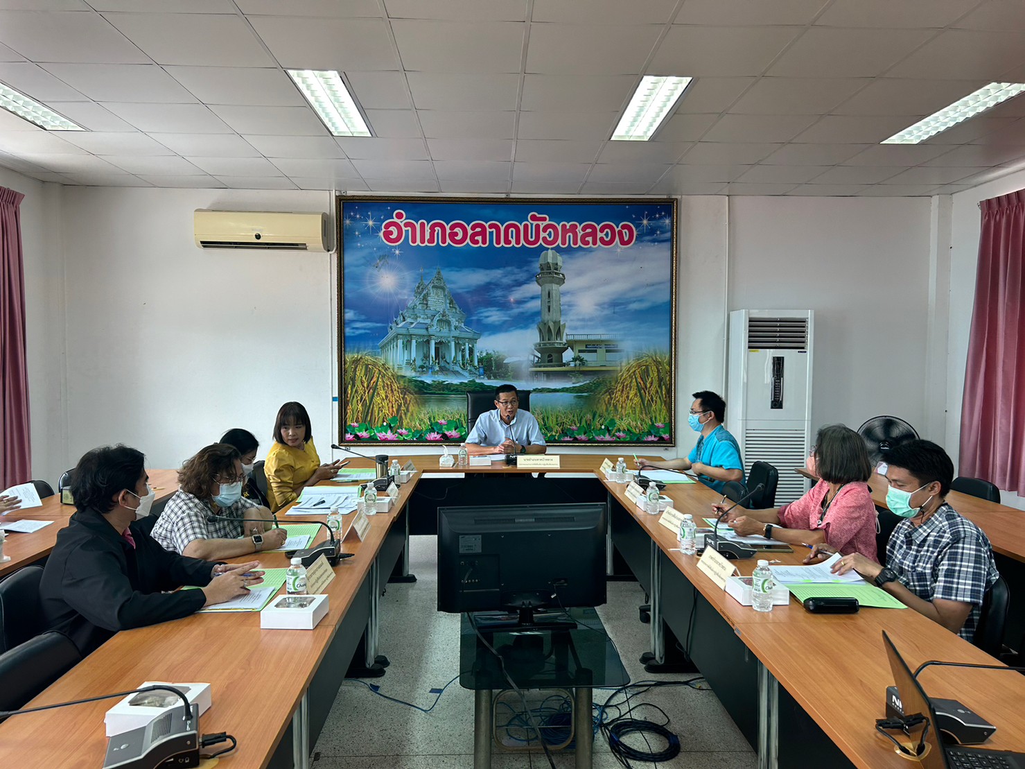 นางสาวพจนันท์ กองมาก ปฏิรูปที่ดินจังหวัดพระนครศรีอยุธยา ร่วมประชุมคณะอนุกรรมการจัดซื้อที่ดินเพื่อการปฏิรูปที่ดินเพื่อเกษตรกรรม ครั้งที่ ๑/๒๕๖๖