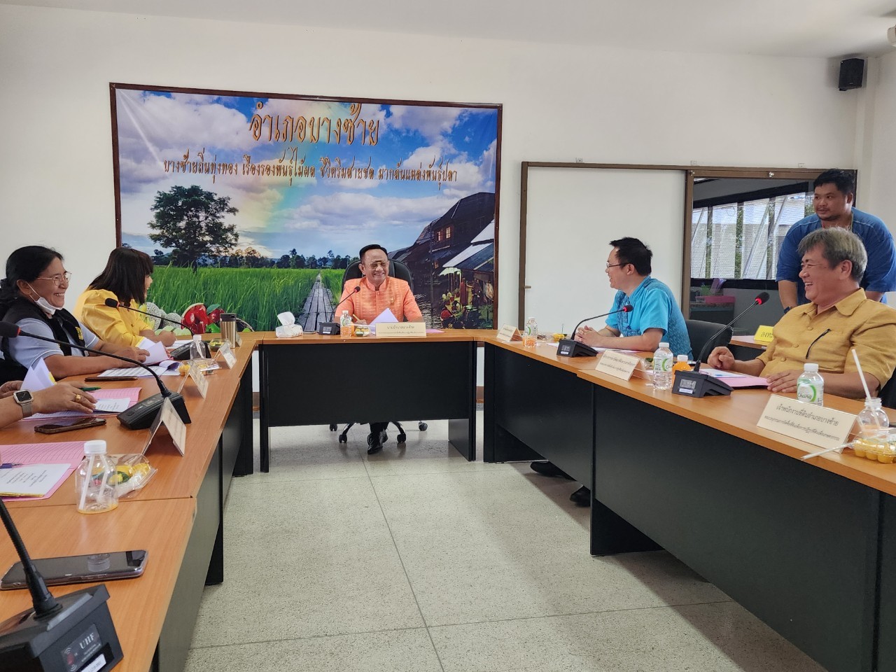 นางสาวพจนันท์ กองมาก ปฏิรูปที่ดินจังหวัดพระนครศรีอยุธยา ร่วมประชุมคณะอนุกรรมการจัดซื้อที่ดินเพื่อการปฏิรูปที่ดินเพื่อเกษตรกรรม อำเภอบางซ้าย ครั้งที่ ๑/๒๕๖๖