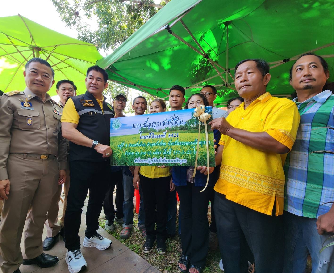 รัฐมนตรีว่าการกระทรวงเกษตรและสหกรณ์ (รมว.กษ) เป็นประธานในพิธีลงนามบันทึกข้อตกลงความร่วมมือ (MOU) และพบปะพี่น้องเกษตรกร