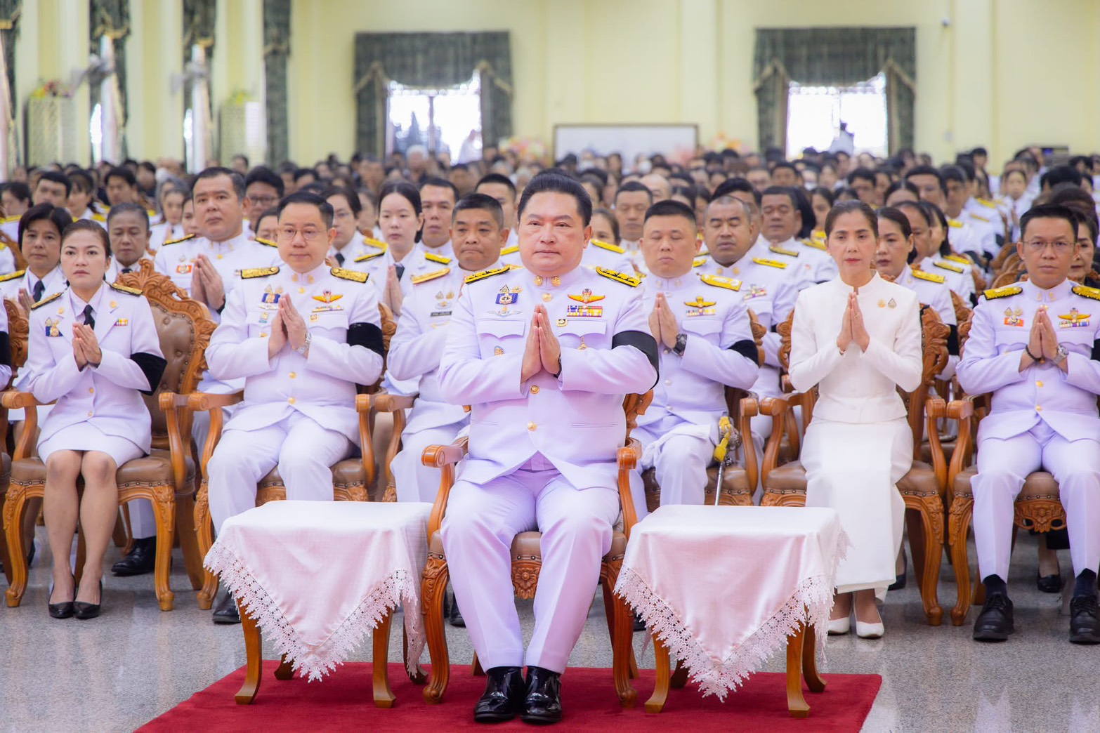 ส.ป.ก.พระนครศรีอยุธยา เข้าร่วมพิธีบำเพ็ญกุศล ในวาระครบ ๑๕ วัน (ปัณรสสัมวาร) อุทิศถวายพระกุศลแด่สมเด็จพระเจ้าลูกเธอ เจ้าฟ้าพัชรกิติยาภา นเรนทิราเทพยวดี กรมหลวงราชสาริณีสิริพัชร มหาวัชรราชธิดา