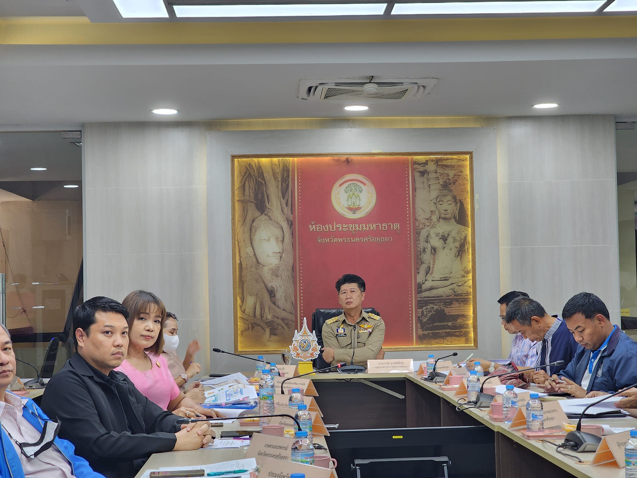 นางสาวพจนันท์ กองมาก ปฏิรูปที่ดินจังหวัดพระนครศรีอยุธยาเข้าร่วมประชุมทำงานวางแผนเหลื่อมเวลาการเพาะปลูกข้าวและประมง พร้อมจัดสรรน้ำ ครั้งที่ ๑/๒๕๖๗ (ข่าวแชร์)