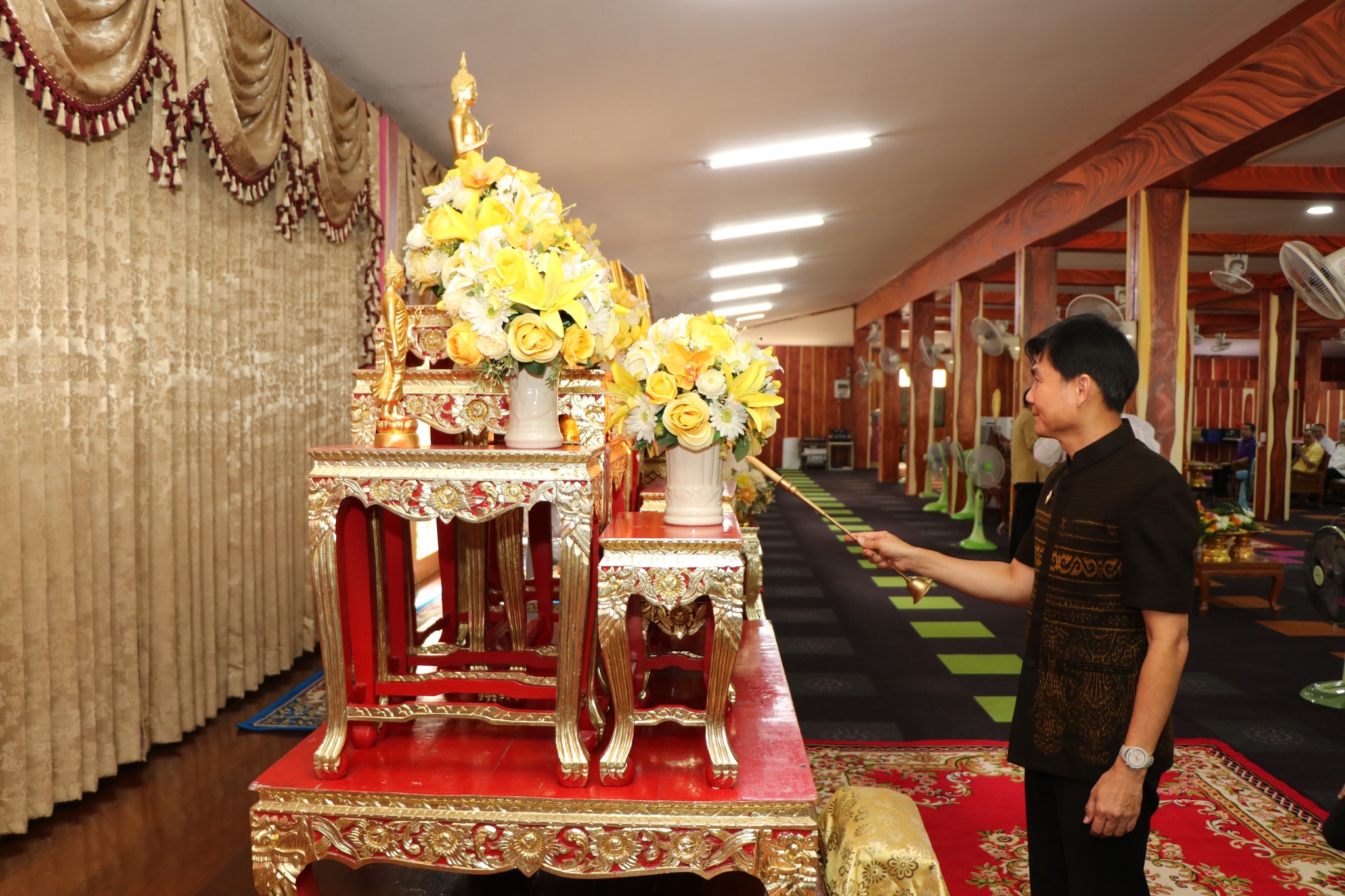  นางสาวพจนันท์ กองมาก ปฏิรูปที่ดินจังหวัดพระนครศรีอยุธยา ร่วมกิจกรรมเข้าวัดปฏิบัติธรรมวันธรรมสวนะ ภายใต้กิจกรรม “ผู้ว่าฯ พาทำบุญ” ประจำปีงบประมาณ พ.ศ.๒๕๖๗