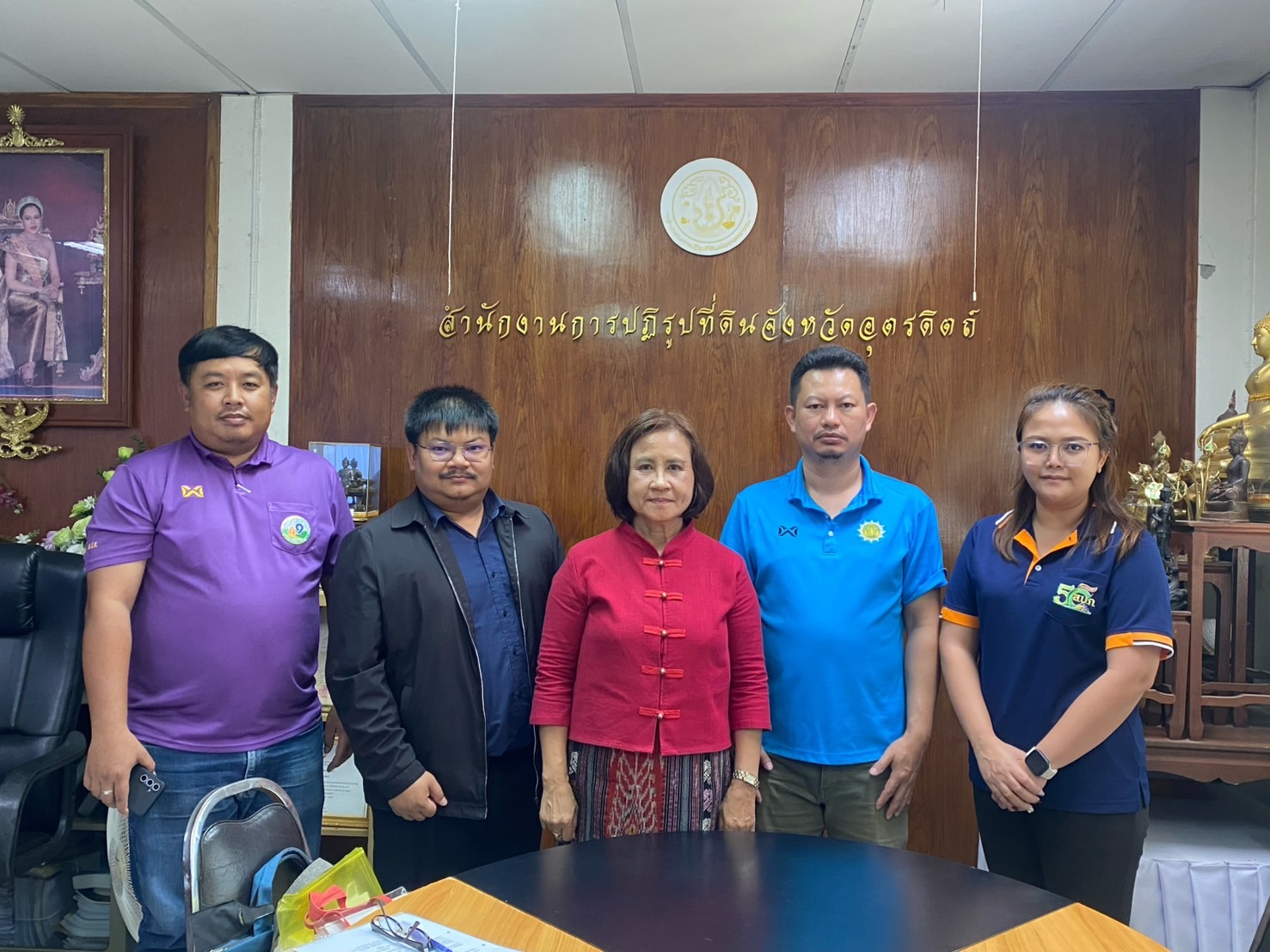 ตรวจสอบพื้นที่เพื่อจัดทำแผนที่เชิงเลข (Digital map) สำนักงานการปฏิรูปที่ดินจังหวัดกำแพงเพชร แพร่ และอุตรดิตถ์