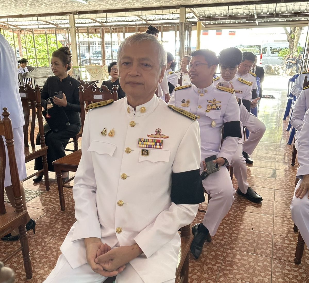 ส.ป.ก.อำนาจเจริญ ร่วมพิธีบำเพ็ญกุศลปัญญาสมวาร (๕๐ วัน) อุทิศถวายเป็นพระราชกุศลแด่ สมเด็จพระนางเจ้าสิริกิติ์ พระบรมราชินีนาถ พระบรมราชชนนีพันปีหลวง