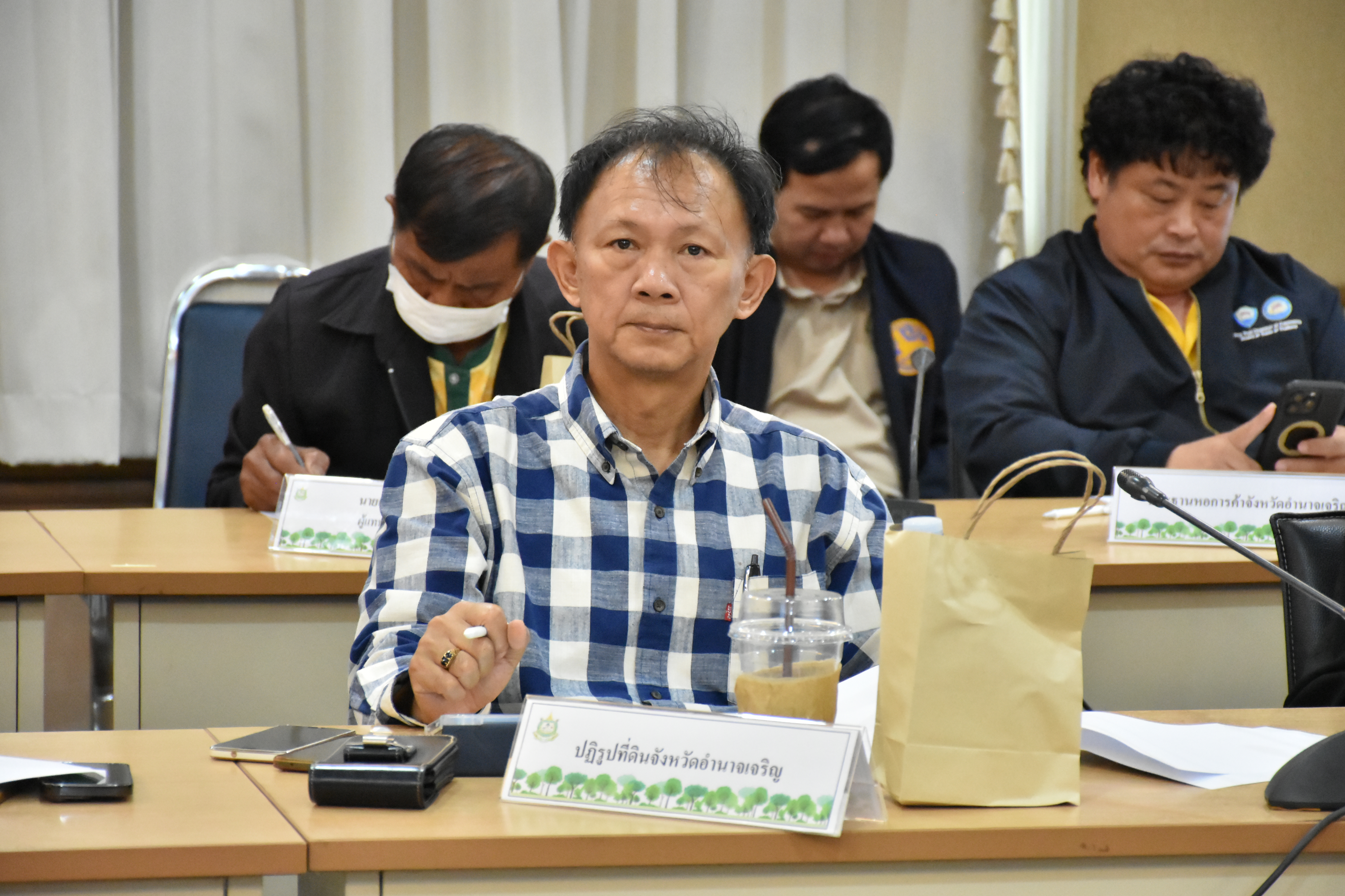 ประชุมคณะอนุกรรมการป้องกันและปราบปรามการตัดไม้ทำลายป่าระดับจังหวัด จังหวัดอำนาจเจริญ (คปป.จ.อจ.) ครั้งที่ 1/2568