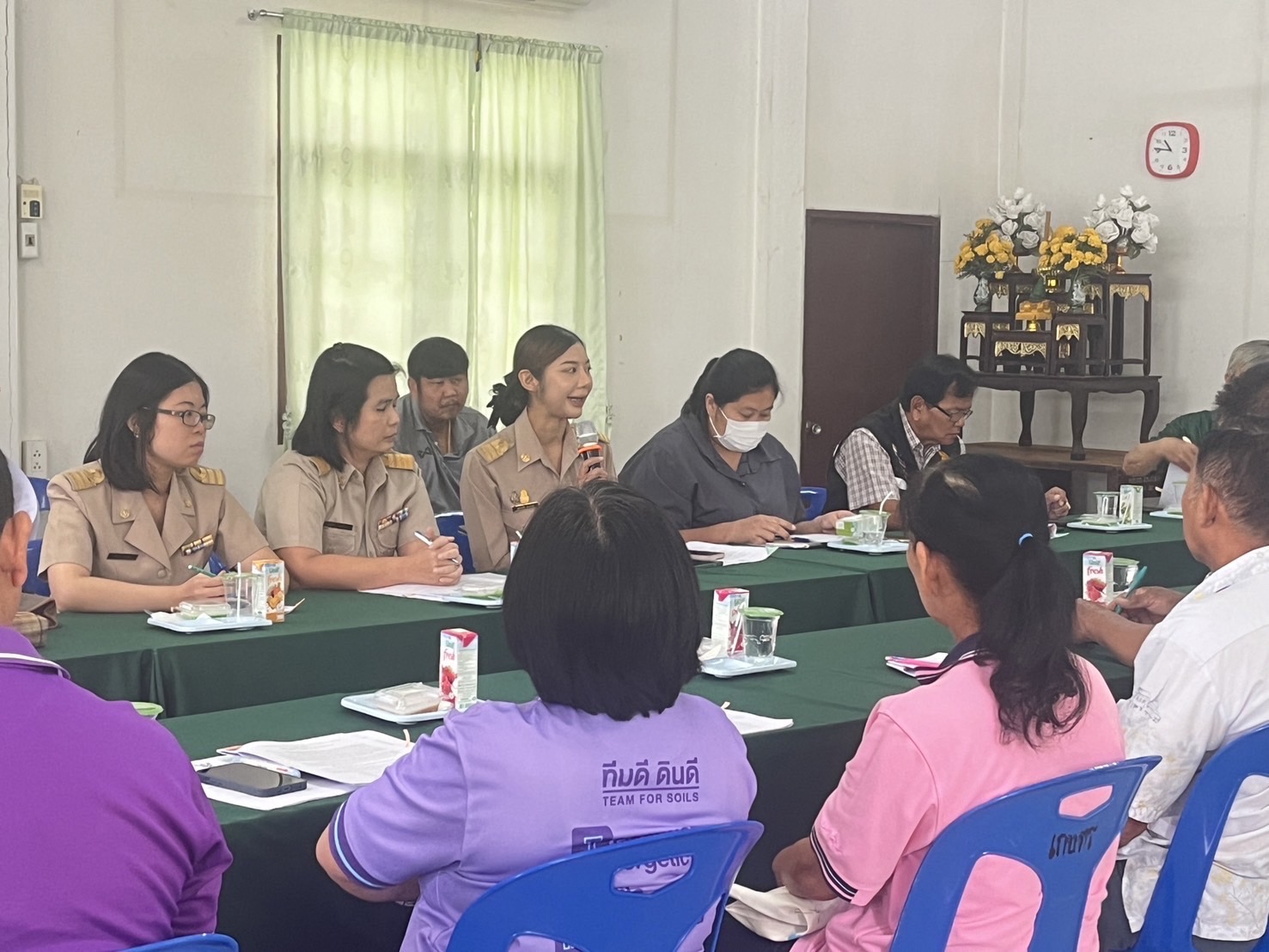 ส.ป.ก. เพชรบุรี เข้าร่วมประชุมคณะกรรมการเครือข่าย ศพก. ระดับอำเภอ และประชุมเชื่อมโยงการดำเนินงานคณะกรรมการเครือข่าย ศพก. และแปลงใหญ่ ระดับอำเภอ ครั้งที่ 2/2567 