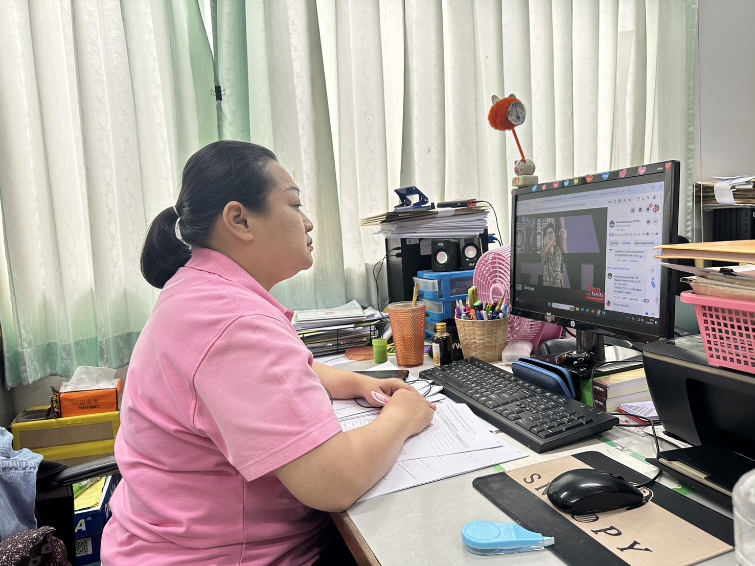 ส.ป.ก.เพชรบุรี ร่วมรับชมกิจกรรมวันต่อต้านคอร์รัปชัน 2567