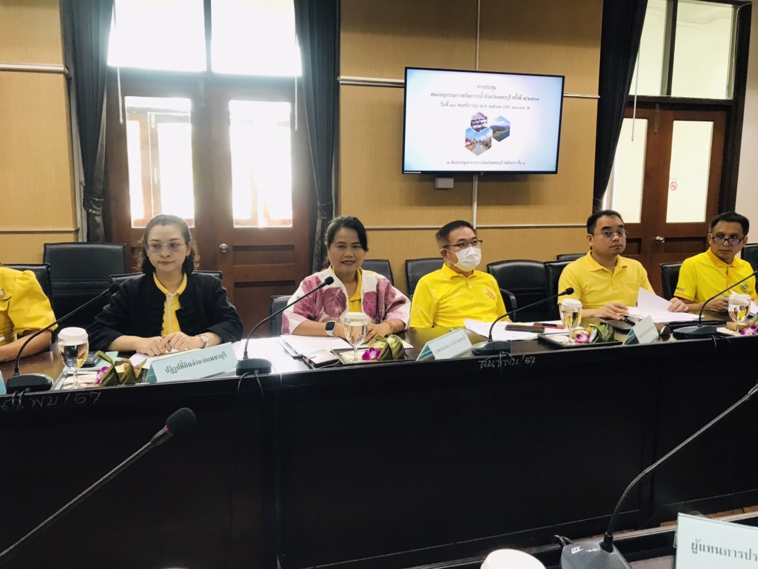 ส.ป.ก.เพชรบุรี  ร่วมประชุมคณะอนุกรรมการทรัพยากรน้ำ จังหวัดเพชรบุรี ครั้งที่ 5/2567