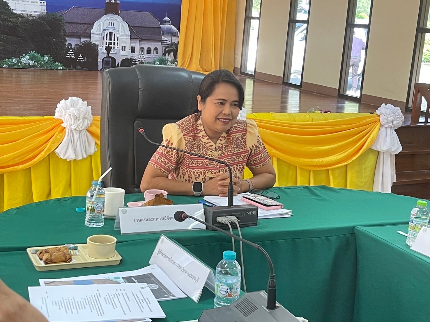 ส.ป.ก.เพชรบุรี เข้าร่วมประชุมคณะกรรมการศูนย์ติดตามและแก้ไขปัญหาภัยพิบัติด้านการเกษตร จังหวัดเพชรบุรี ครั้งที่ 2/2567