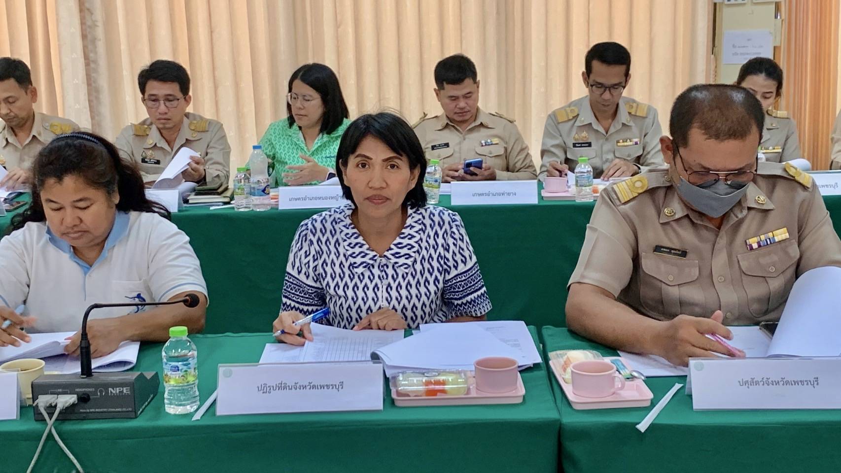 ส.ป.ก.เพชรบุรี เข้าร่วมการประชุมคณะกรรมการขับเคลื่อนงานด้านการเกษตรระดับจังหวัดครั้งที่ 7/2567