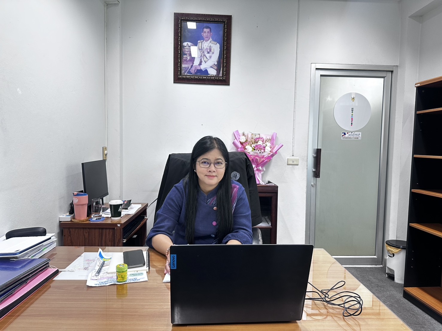 ส.ป.ก.เพชรบุรี ร่วมให้ข้อมูลแก่กลุ่มบริหารสินเชื่อ สำนักบริหารกองทุน (สบท.)