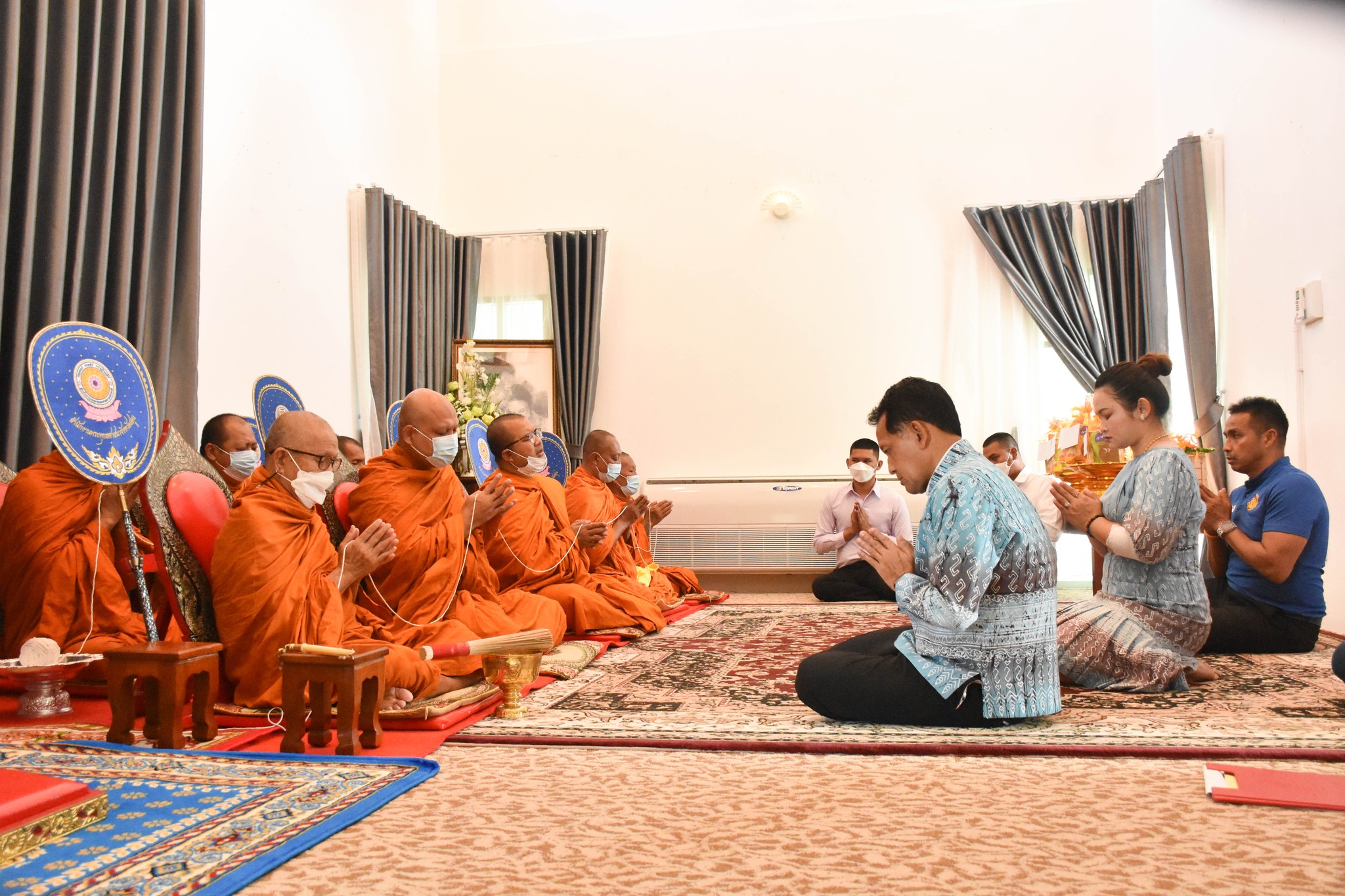 ส.ป.ก.สตูล ร่วมพิธีทำบุญจวน ผวจ.สตูล เพื่อความเป็นศิริมงคลเนื่องในโอกาสนายจำเริญ ทิพญพงศ์ธาดา เข้ารับตำแหน่ง ผวจ.สตูล คนใหม่