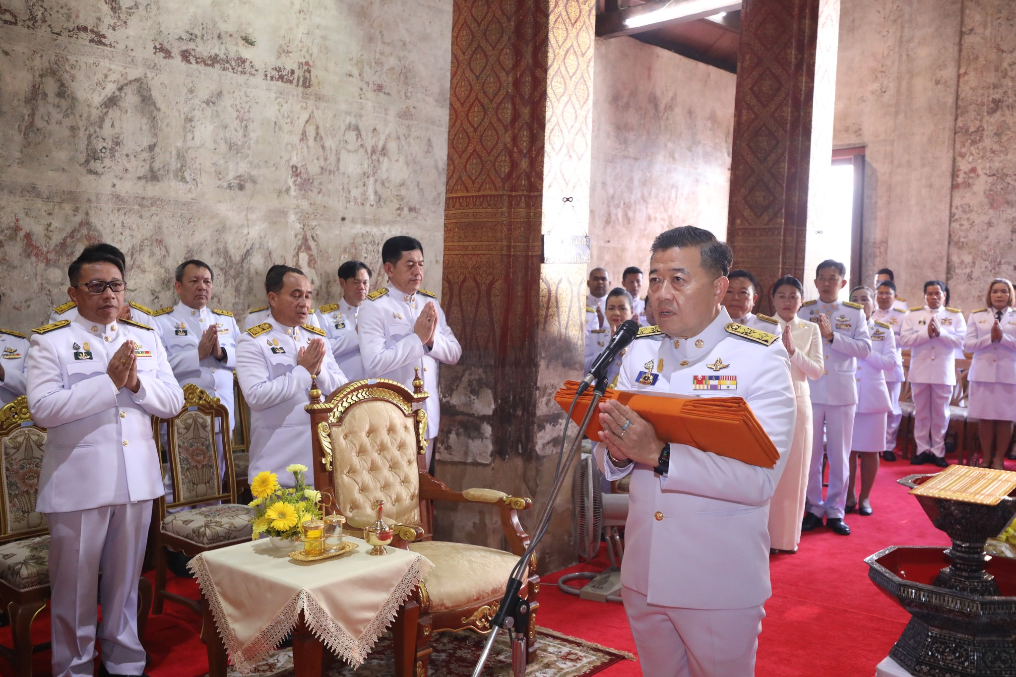 ส.ป.ก. เพชรบุรี พิธีถวายผ้าพระกฐินพระราชทาน สำนักงานการปฏิรูปที่ดินเพื่อเกษตรกรรม ประจำปี 2566 