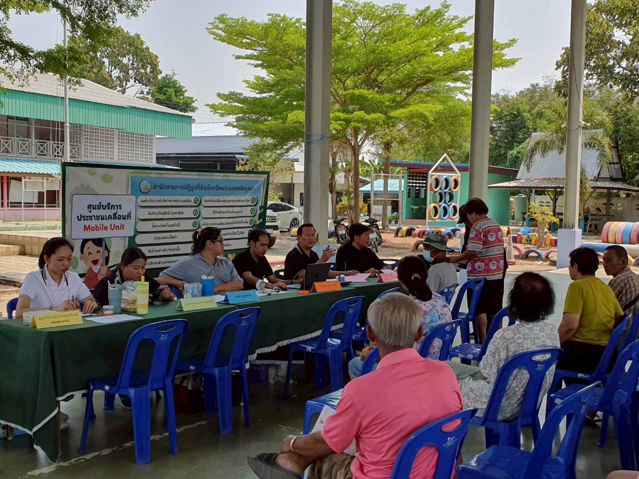 title - ส.ป.ก.พระนครศรีอยุธยา จัดกิจกรรมออกรับบริการเกษตรกรและประชาชนในเขตปฏิรูปที่ดิน ตามกิจกรรมศูนย์บริการประชาชนเคลื่อนที่ (Mobile Unit) ครั้งที่ ๕