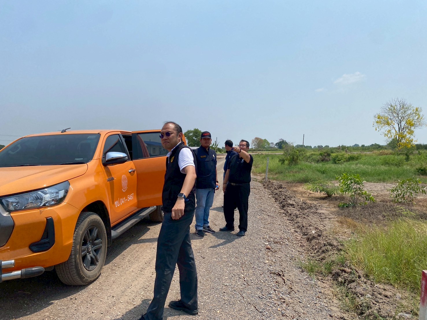 title - ปฏิรูปที่ดินจังหวัดพระนครศรีอยุธยา ร่วมลงพื้นที่แปลง ๘๔๒๑ เพื่อสำรวจพื้นที่ และนำไปออกแบบ การบริหารจัดการน้ำ