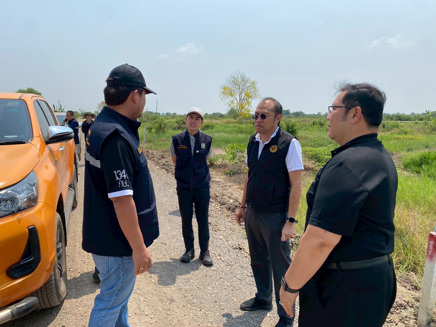 title - ปฏิรูปที่ดินจังหวัดพระนครศรีอยุธยา ร่วมลงพื้นที่แปลง ๘๔๒๑ เพื่อสำรวจพื้นที่ และนำไปออกแบบ การบริหารจัดการน้ำ