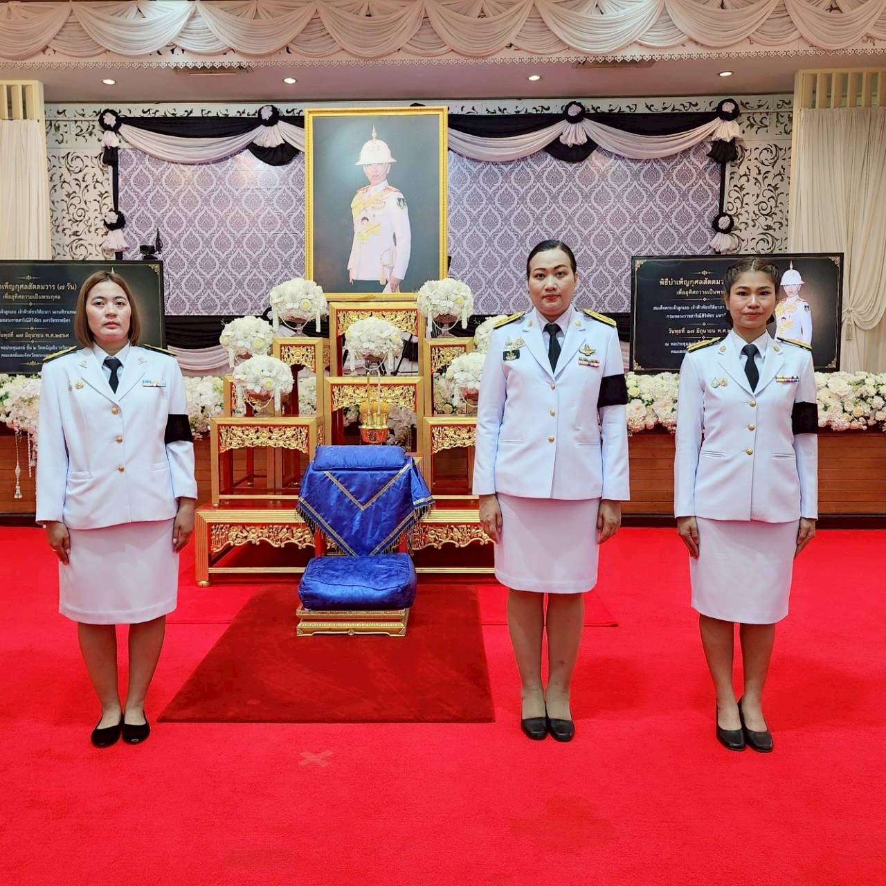 title - ปฏิรูปที่ดินจังหวัดพระนครศรีอยุธยา เข้าร่วมพิธีบำเพ็ญกุศล ในวาระครบ ๗ วัน (สัตตมวาร) แห่งการสิ้นพระชนม์ ถวายเป็นพระกุลแด่สมเด็จพระเจ้าลูกเธอ เจ้าฟ้าพัชรกิติยาภา นเรนทิราเทพยวดี กรมหลวงราชสาริณีสิริพัชร มหาวัชรราชธิดาร่วมพิธี