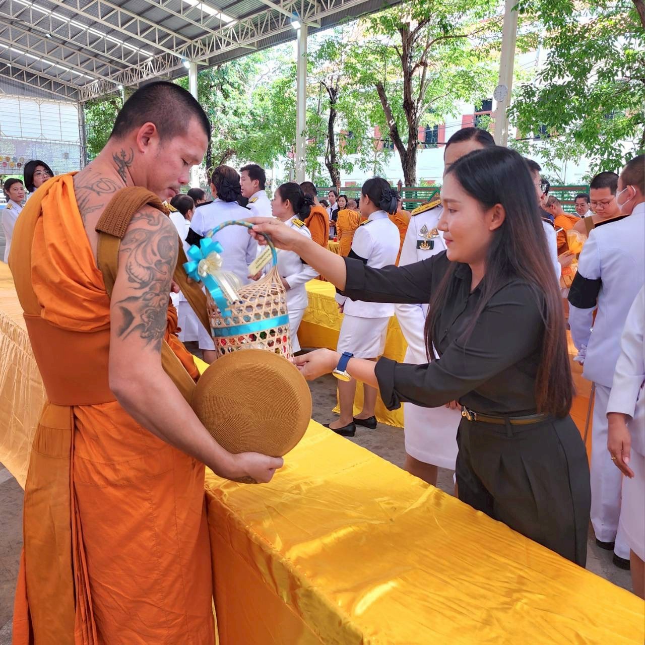 title - ปฏิรูปที่ดินจังหวัดพระนครศรีอยุธยา เข้าร่วมพิธีบำเพ็ญกุศล ในวาระครบ ๗ วัน (สัตตมวาร) แห่งการสิ้นพระชนม์ ถวายเป็นพระกุลแด่สมเด็จพระเจ้าลูกเธอ เจ้าฟ้าพัชรกิติยาภา นเรนทิราเทพยวดี กรมหลวงราชสาริณีสิริพัชร มหาวัชรราชธิดาร่วมพิธี