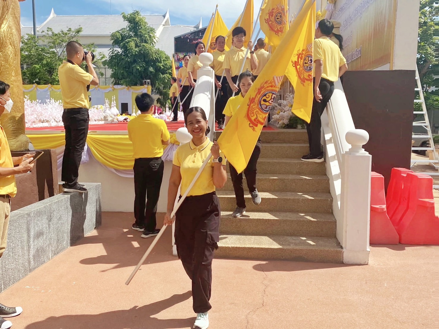 เข้าร่วมกิจกรรม เดิน วิ่ง ปั่น ธงตราสัญลักษณ์งานเฉลิมพระเกียรติพระบาทสมเด็จพระเจ้าอยู่หัว เนื่องในโอกาสพระราชพิธี มหามงคลเฉลิมพระชนมพรรษา 6 รอบ 28 กรกฎาคม 2567