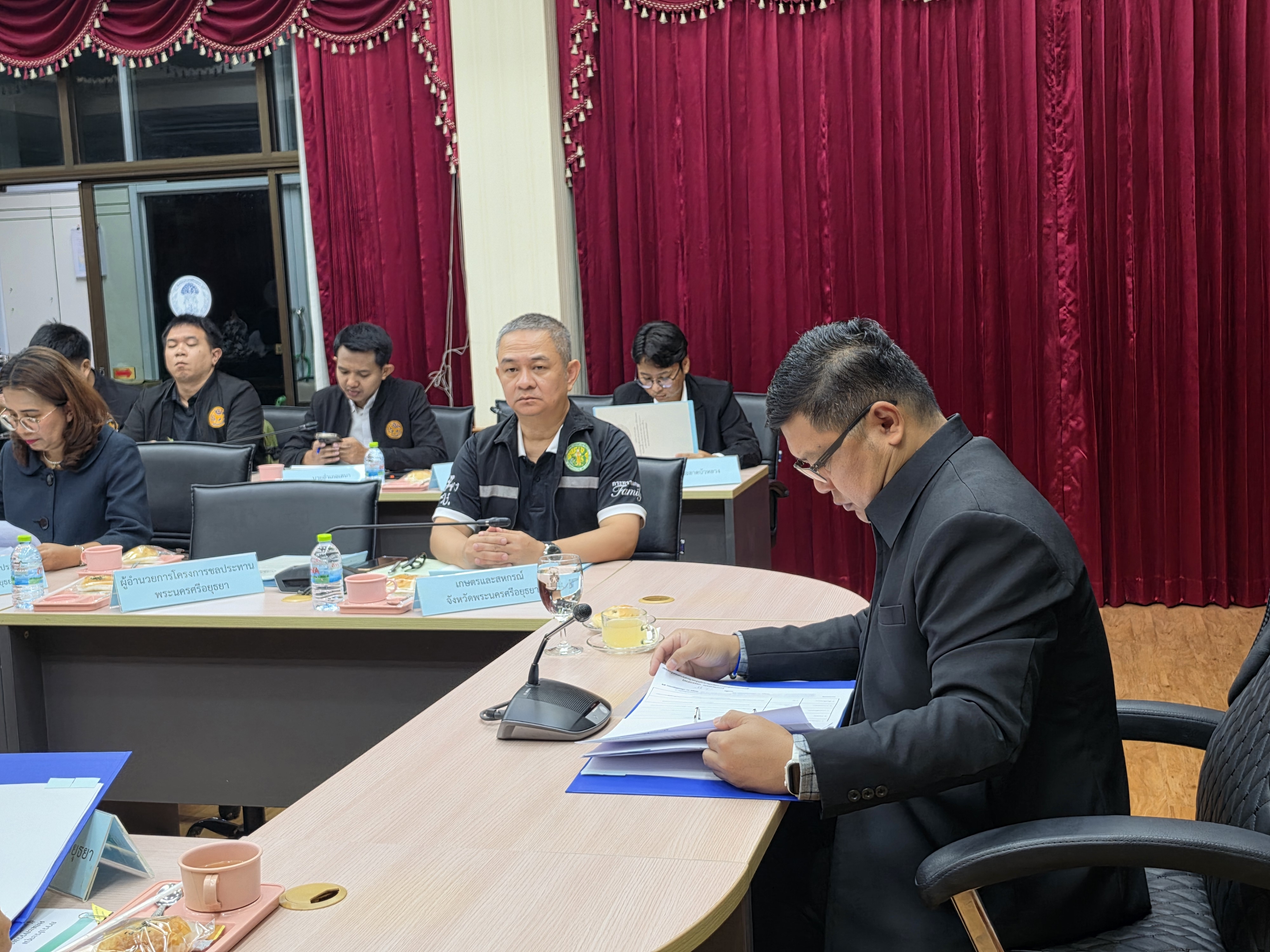 title - สำนักงานการปฏิรูปที่ดินจังหวัดพระนครศรีอยุธยา จัดประชุมคณะกรรมการปฏิรูปที่ดินจังหวัดพระนครศรีอยุธยา ครั้งที่ ๒/๒๕๖๙ ณ ห้องประชุม บึงพระราม  อาคาร ๑ ชั้น ๑  ศาลากลางจังหวัดพระนครศรีอยุธยา 