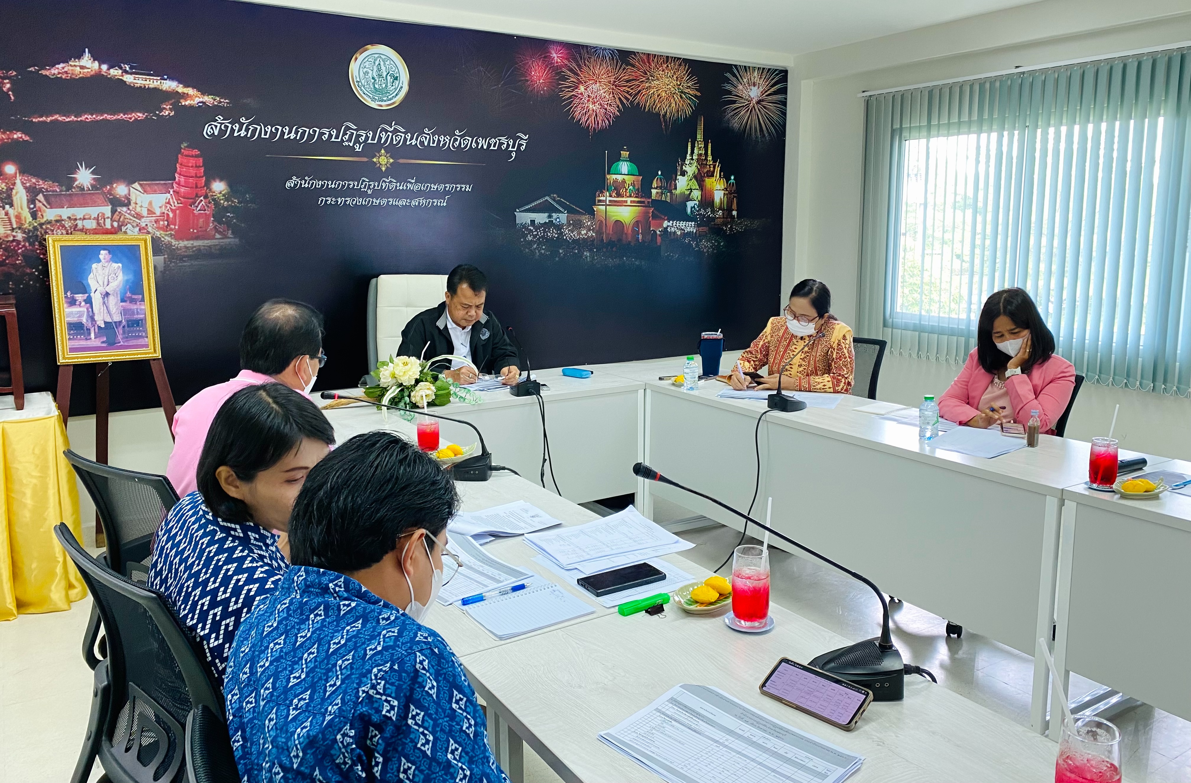 ส.ป.ก.เพชรบุรี ร่วมรับการมาตรวจราชการของนายกฤษณะ ดีปาละ ผู้ตรวจราชการกรม ส.ป.ก. รอบที่ 2 ประจำปีงบประมาณ พ.ศ. 2566