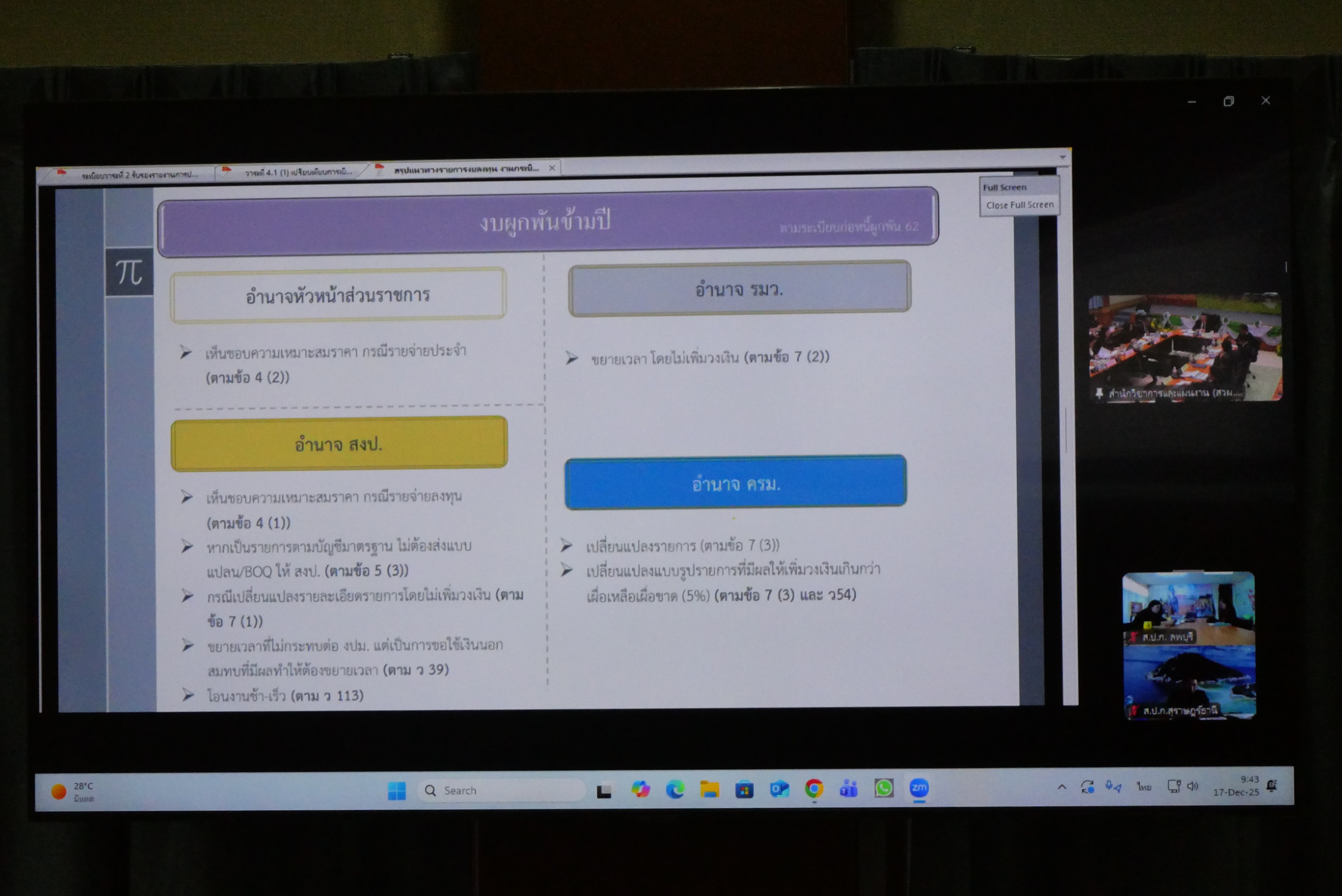 title - การประชุมคณะทำงานติดตามเร่งรัดการใช้จ่ายเงินงบประมาณประจำปีงบประมาณ พ.ศ. 2569 ครั้งที่ 8/2568