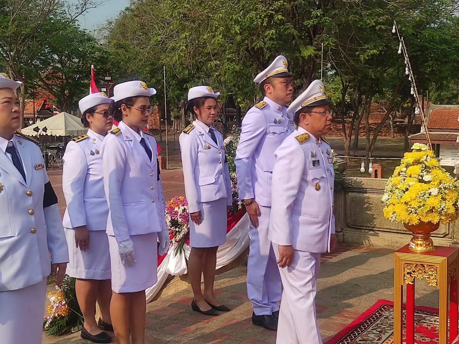 title - ปฏิรูปที่ดินจังหวัดพระนครศรีอยุธยา เข้าร่วมพิธีทำบุญเนื่องในวันครบรอบ ๖๗๖ ปี แห่งการสถาปนากรุงศรีอยุธยาเป็นราชธานี เพื่อเทิดพระเกียรติแด่สมเด็จพระรามาธิบดีที่ ๑ หรือพระเจ้าอู่ทอง องค์ปฐมบรมกษัตริย์ผู้สถาปนากรุงศรีอยุธยาเป็นราชธานีเมื่อปี พ.ศ. ๑๘๙๓
