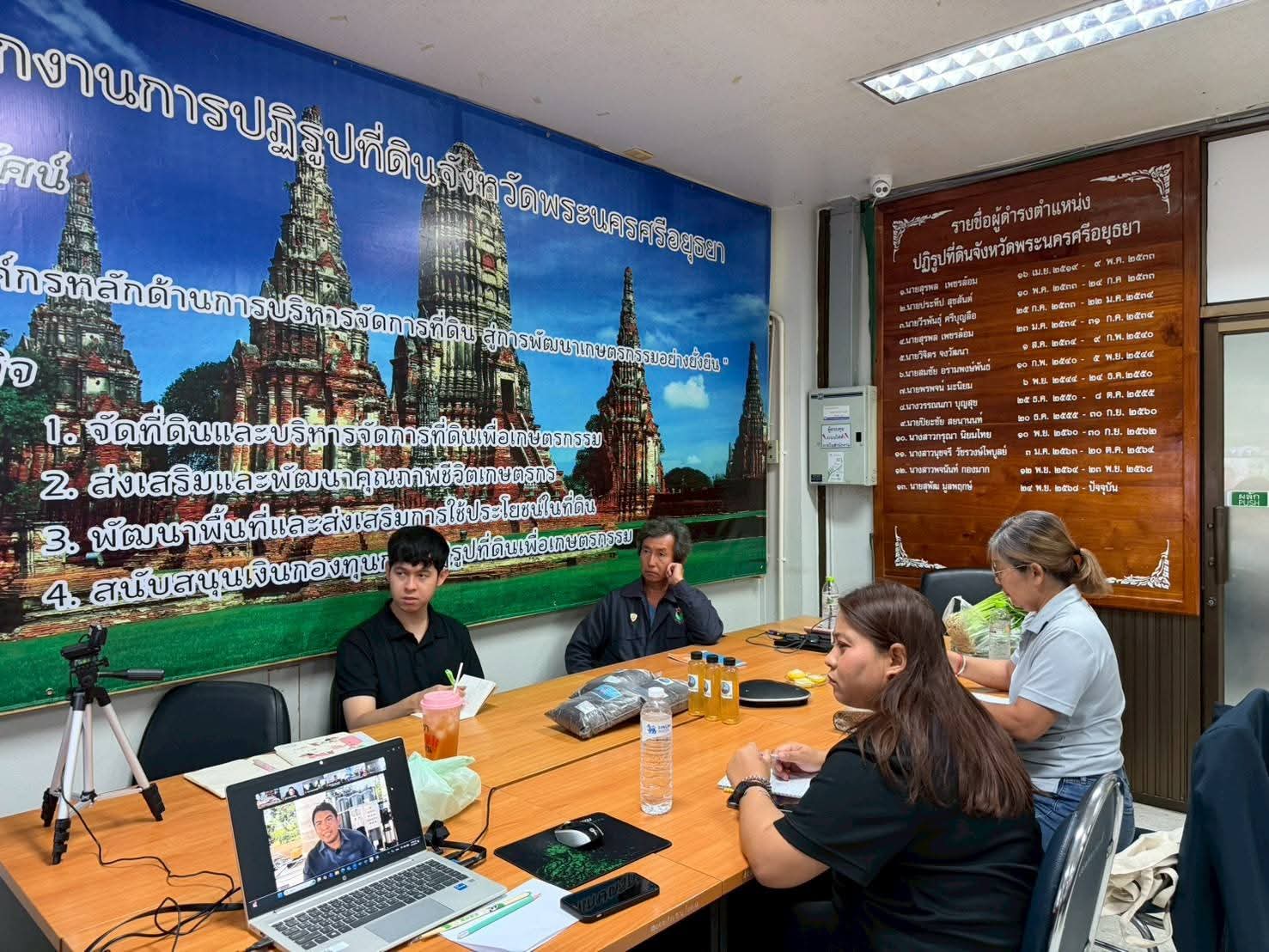 title - ส.ป.ก.พระนครศรีอยุธยา เข้าร่วมอบรมโครงการสัมมนา หลักสูตร “การสร้างและพัฒนาเครือข่าย Smart Farmer ต้นแบบในเขตปฏิรูปที่ดิน” ปีงบประมาณ พ.ศ. ๒๕๖๙ ผ่านสื่ออิเล็กทรอนิกส์ด้วยโปรแกรม Zoom meeting 
