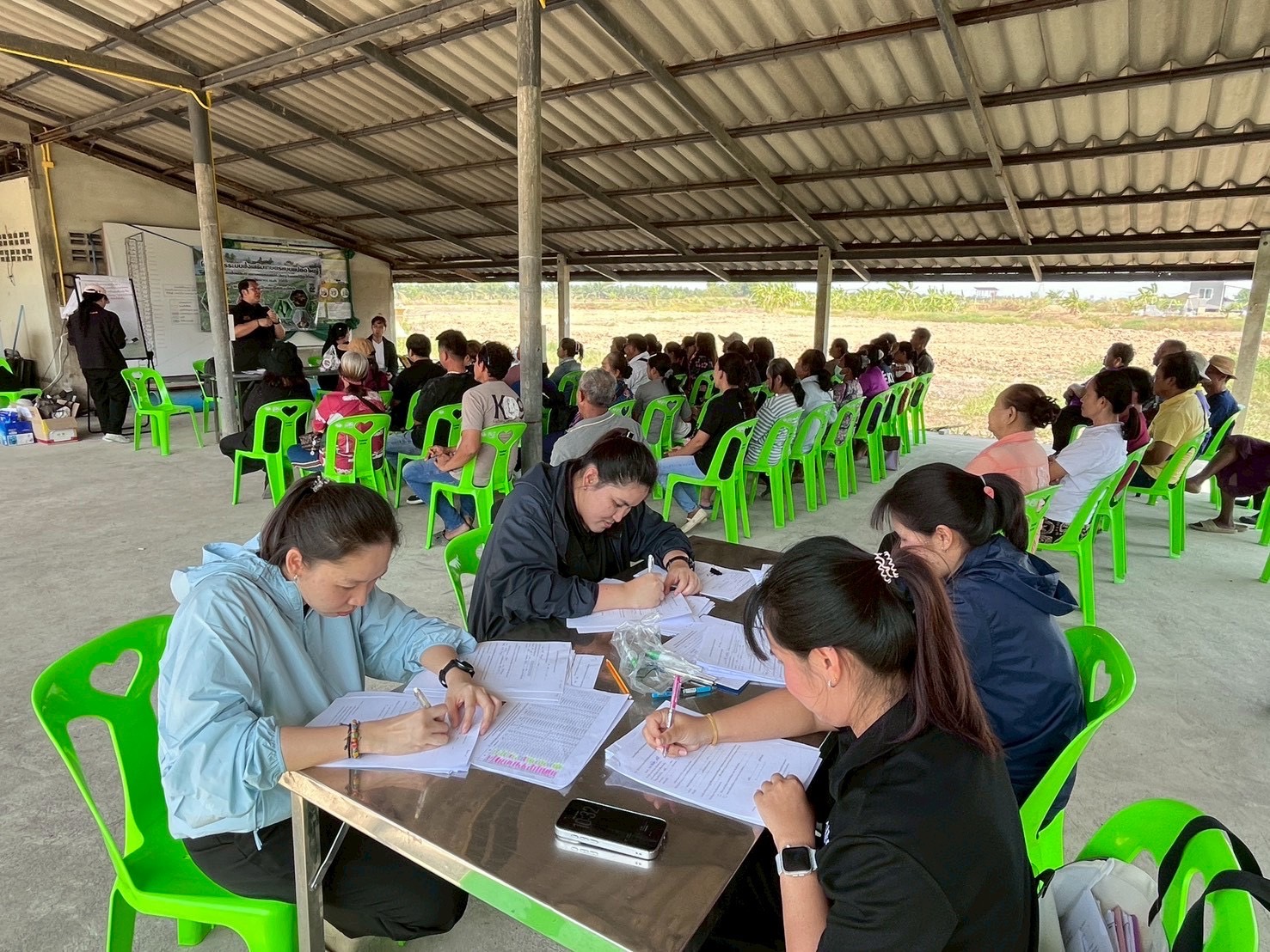 title - ส.ป.ก. พระนครศรีอยุธยา ดำเนินการ จัดฝึกอบรมเกษตรกรภายใต้โครงการระบบส่งเสริมเกษตรแบบแปลงใหญ่ กิจกรรมส่งเสริมการเกษตรแบบแปลงใหญ่ในเขตปฏิรูปที่ดิน ปีงบประมาณ พ.ศ. ๒๕๖๙ หลักสูตรที่ ๕ แนวทางการบริหารจัดการกลุ่มอย่างเป็นระบบแบบครบวงจร