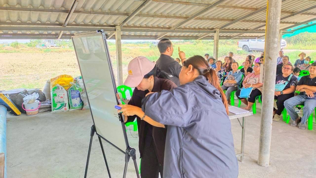 title - ส.ป.ก. พระนครศรีอยุธยา ดำเนินการ จัดฝึกอบรมเกษตรกรภายใต้โครงการระบบส่งเสริมเกษตรแบบแปลงใหญ่ กิจกรรมส่งเสริมการเกษตรแบบแปลงใหญ่ในเขตปฏิรูปที่ดิน ปีงบประมาณ พ.ศ. ๒๕๖๙ หลักสูตรที่ ๕ แนวทางการบริหารจัดการกลุ่มอย่างเป็นระบบแบบครบวงจร