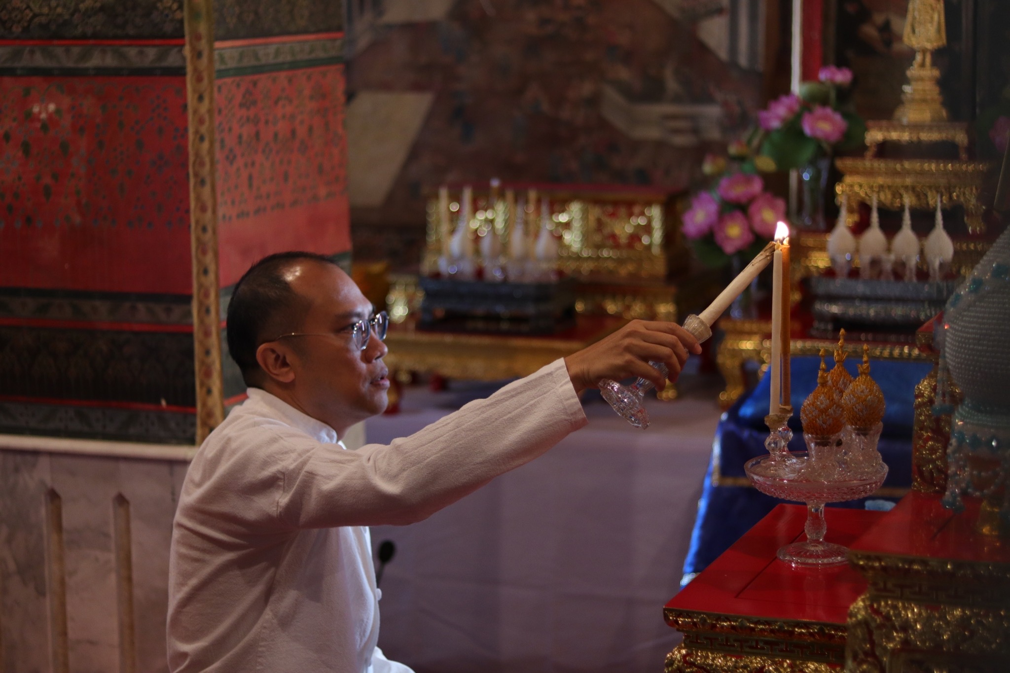 title - นายสุพัฒ มูลพฤกษ์ ปฏิรูปที่ดินจังหวัดพระนครศรีอยุธยา ร่่วมทำบุญถวายอาหารเพลแก่พระสงฆ์ ณ วัดเสนาสนารามราชวรวิหาร อำเภอพระนครศรีอยุธยา เนื่องในโอกาสวันขึ้นปีใหม่ ปี ๒๕๖๙