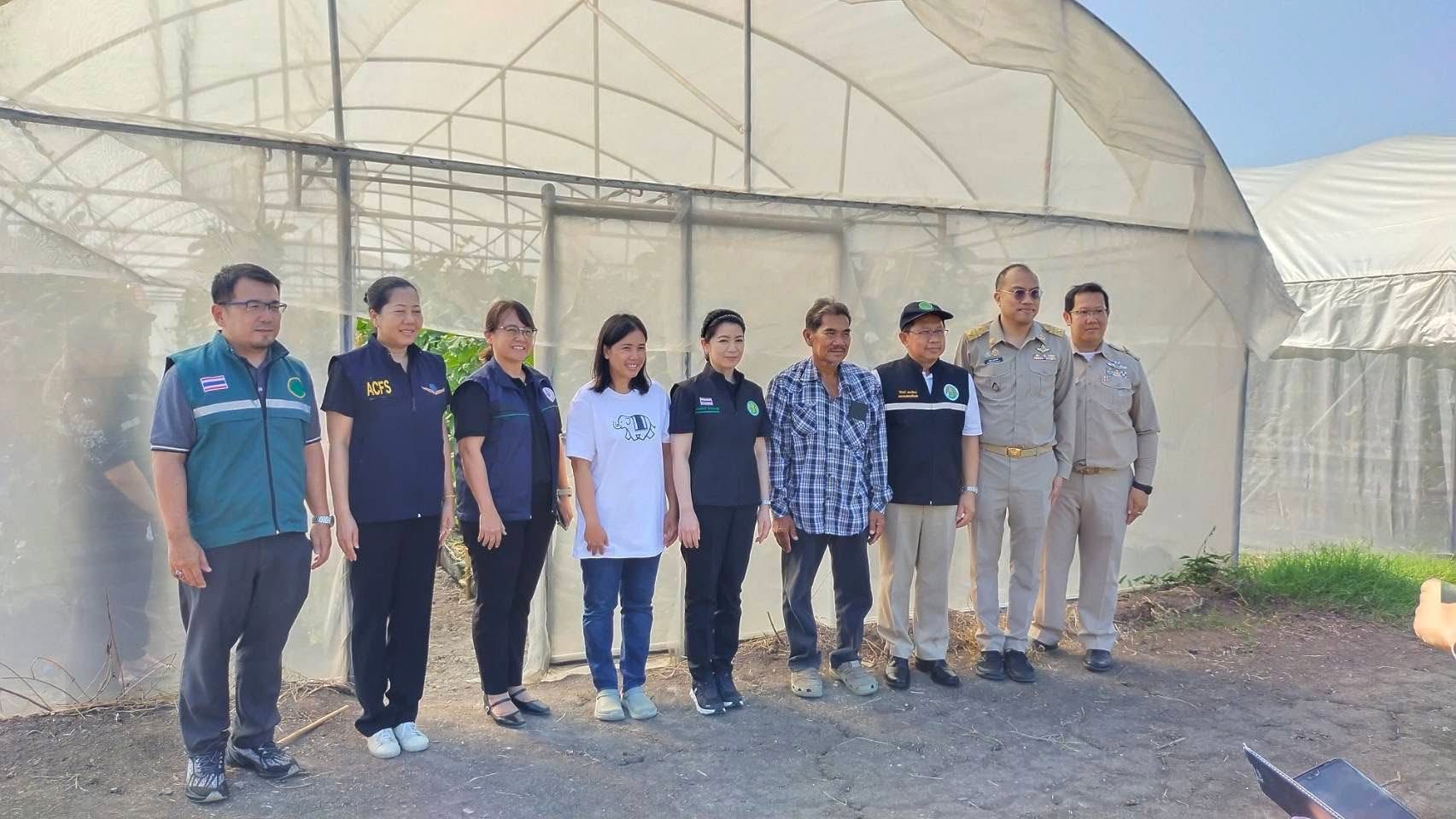 ปฏิรูปที่ดินจังหวัดพระนครศรีอยุธยา เข้าร่วมตืดตาม ผู้ตรวจราชการกระทรวงเกษตรและสหกรณ์ ลงพื้นที่ติดตามงานนโยบายกระทรวงเกษตรและสหกรณ์ ณ ที่ทำการวิสาหกิจชุมชนเมล่อนหมู่ใหญ่ร่วมใจพัฒนา ตำบลคู้สลอด อำเภอลาดบัวหลวง จังหวัดพระนครศรีอยุธยา