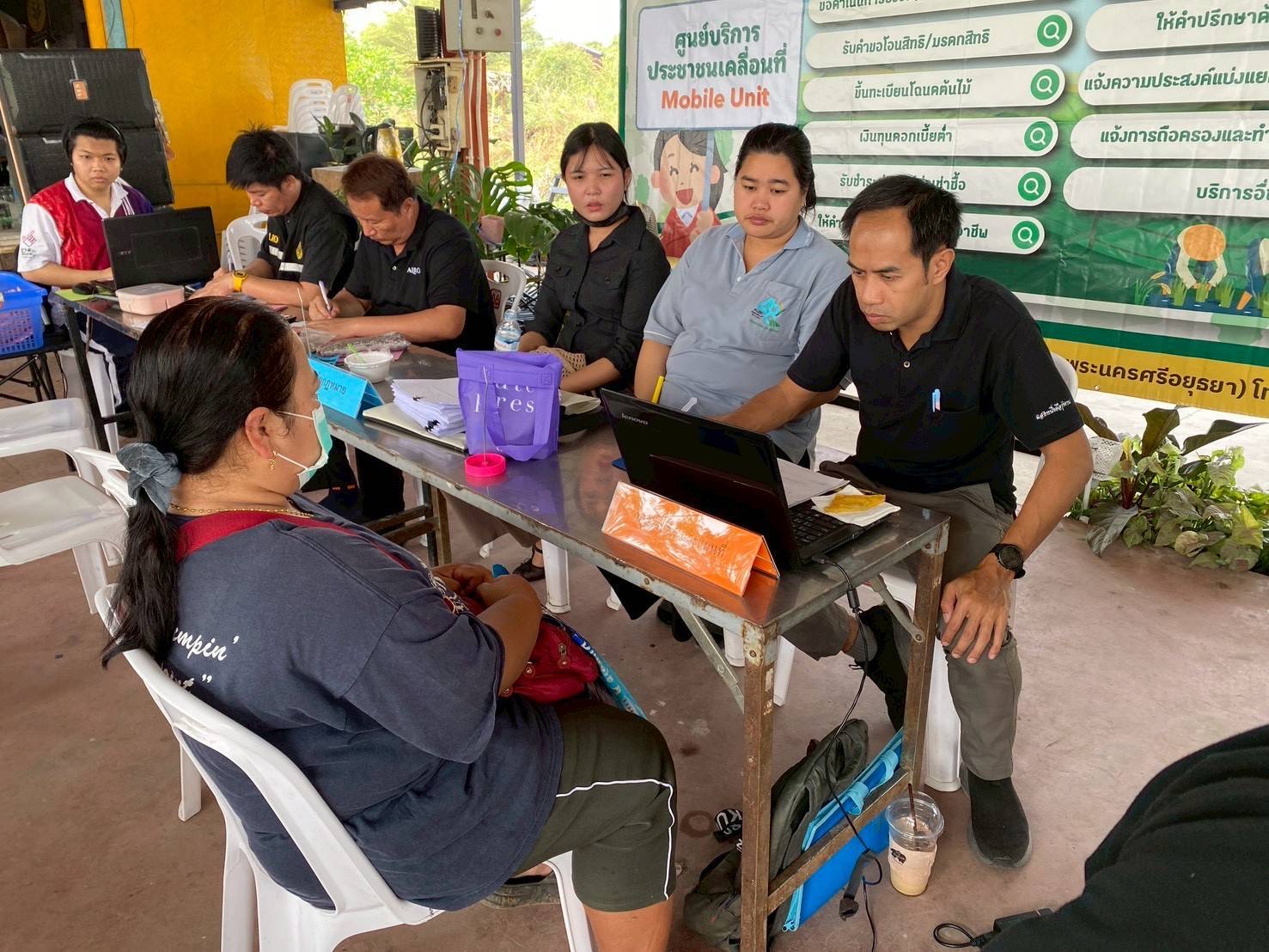 title - ส.ป.ก.พระนครศรีอยุธยา จัด กิจกรรมออกรับบริการเกษตรกรและประชาชนในเขตปฏิรูปที่ดิน ตามกิจกรรมศูนย์บริการประชาชนเคลื่อนที่ (Mobile Unit) ครั้งที่ ๑