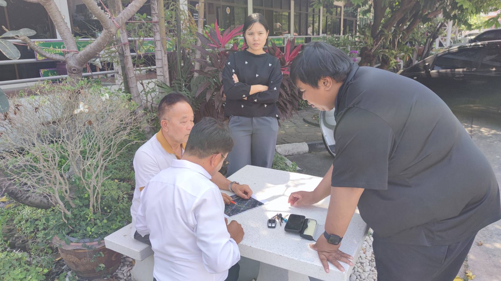 title - ส.ป.ก.พระนครศรีอยุธยา ลงพื้นที่รังวัดสอบเขตกรณีวิทยาลัยเกษตรและเทคโนโลยีศูนย์ศิลปาชีพบางไทรขออนุญาติใช้ที่ดินในเขตปฏิรูปที่ดิน เพื่อก่อสร้างสถานที่ราชการ