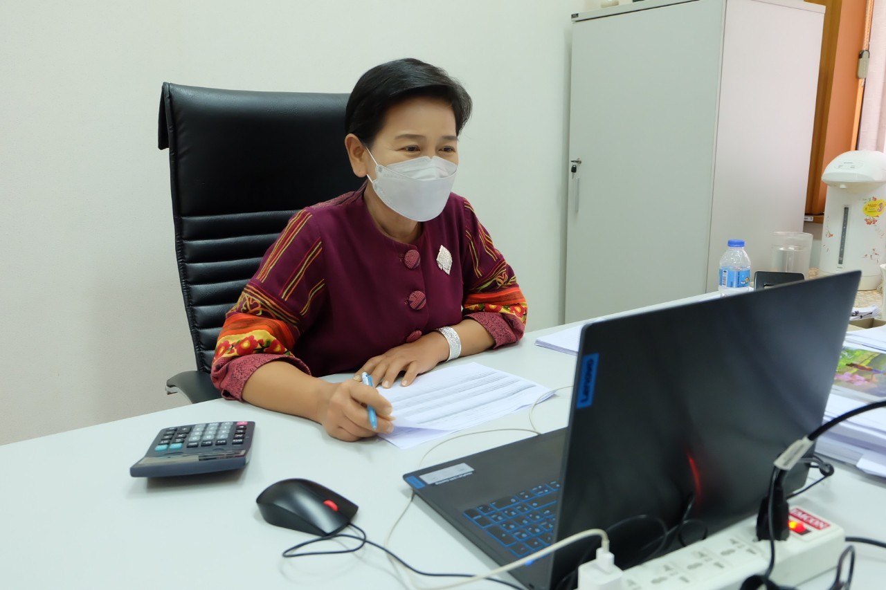 ผู้ตรวจราชการกรม ประชุมตรวจติดตามความก้าวหน้าผลการดำเนินงานตามแผนการตรวจราชการ ประจำปีงบประมาณ พ.ศ. 2565 ของ ส.ป.ก. รอบที่ 1 เขตตรวจราชการที่ 3 (ส.ป.ก.กาญจนบุรี)
