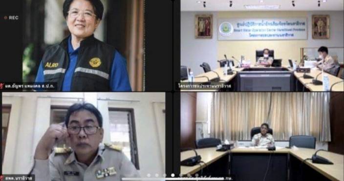 ผู้ตรวจราชการกรม ประชุมตรวจติดตามความก้าวหน้าแผนการตรวจราชการ และการขับเคลื่อนแบบบูรณาการในพื้นที่ของผู้ตรวจราชการกระทรวงเกษตรและสหกรณ์ ประจำปีงบประมาณ พ.ศ. 2565 รอบที่ 2 จังหวัดนราธิวาส