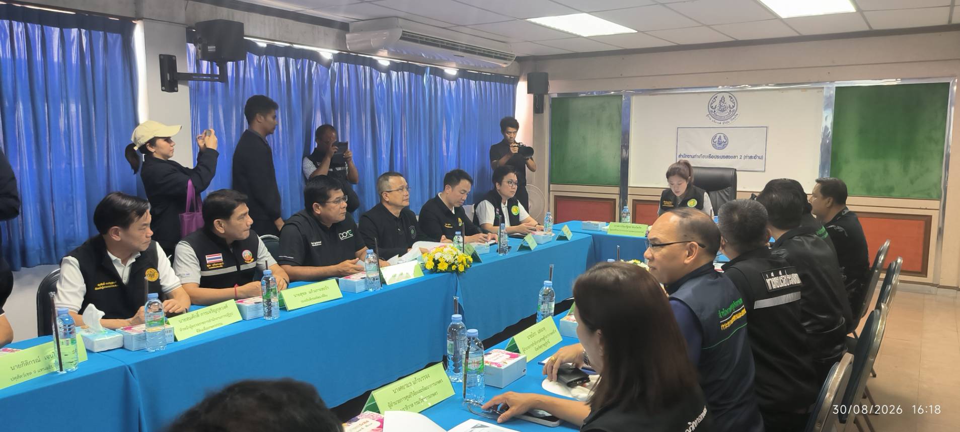 ส.ป.ก. ร่วมติดตามรัฐมนตรีช่วยว่าการกระทรวงเกษตรและสหกรณ์ (นางสาวปิยะรัฐชย์ ติยะไพรัช) ลงพื้นที่ตรวจราชการในจังหวัดสงขลา