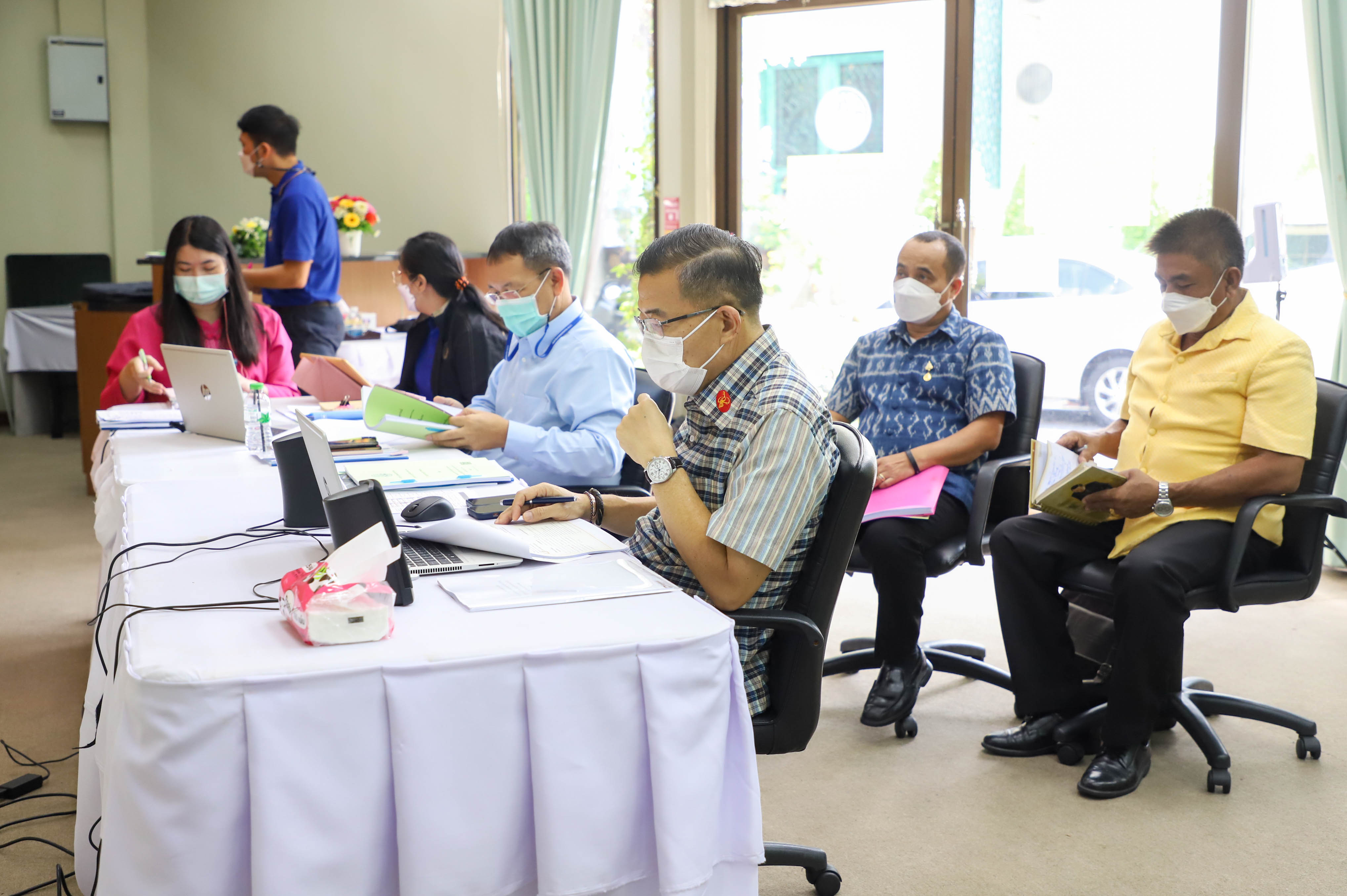 ส.ป.ก. ประชุมเตรียมการชี้แจงงบประมาณรายจ่ายประจำงบประมาณ พ.ศ.2566 ของ กษ.ขั้นกรรมาธิการพิจารณาศึกษาร่างพระราชบัญญัติงบประมาณรายจ่ายประจำปี พ.ศ.2566