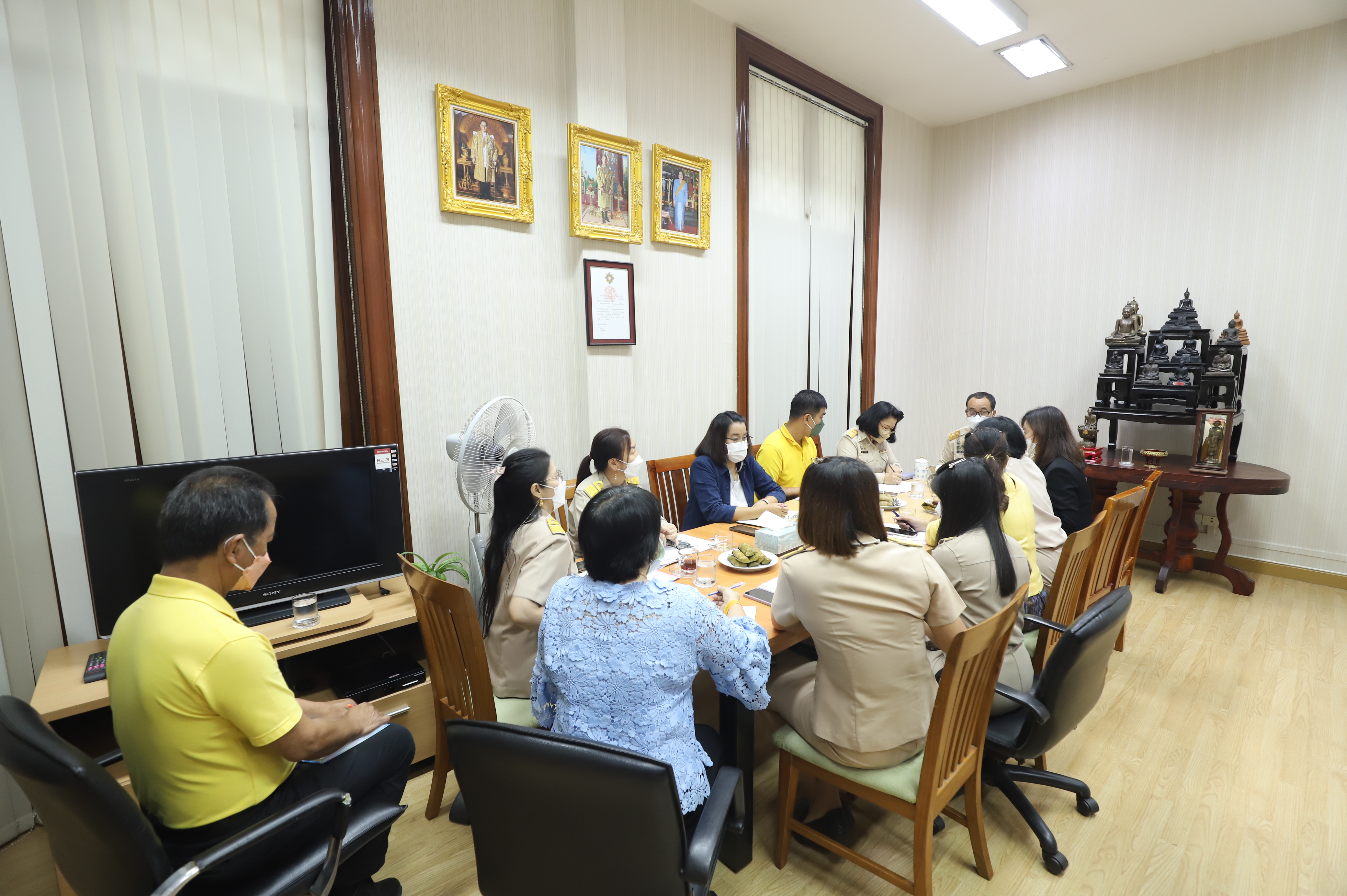 รองเลขาธิการ ส.ป.ก. ประชุมมอบนโยบาย สำนักบริหารกลาง (ข่าวแชร์)