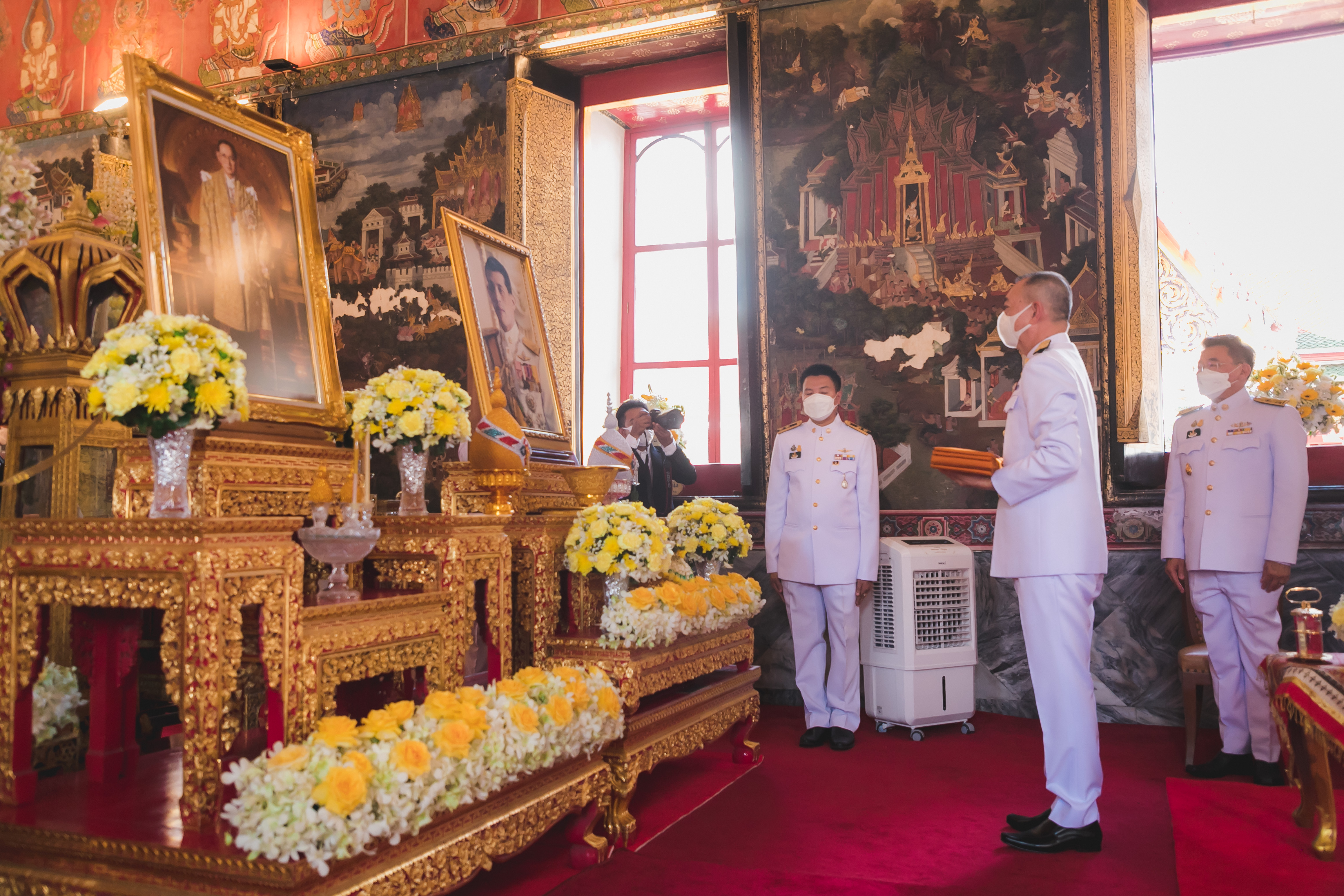 ส.ป.ก. ร่วมพิธีทอดผ้าป่า สมทบทุนโครงการทุนเล่าเรียนหลวง สำหรับพระสงฆ์ไทย ของกระทรวงเกษตรและสหกรณ์